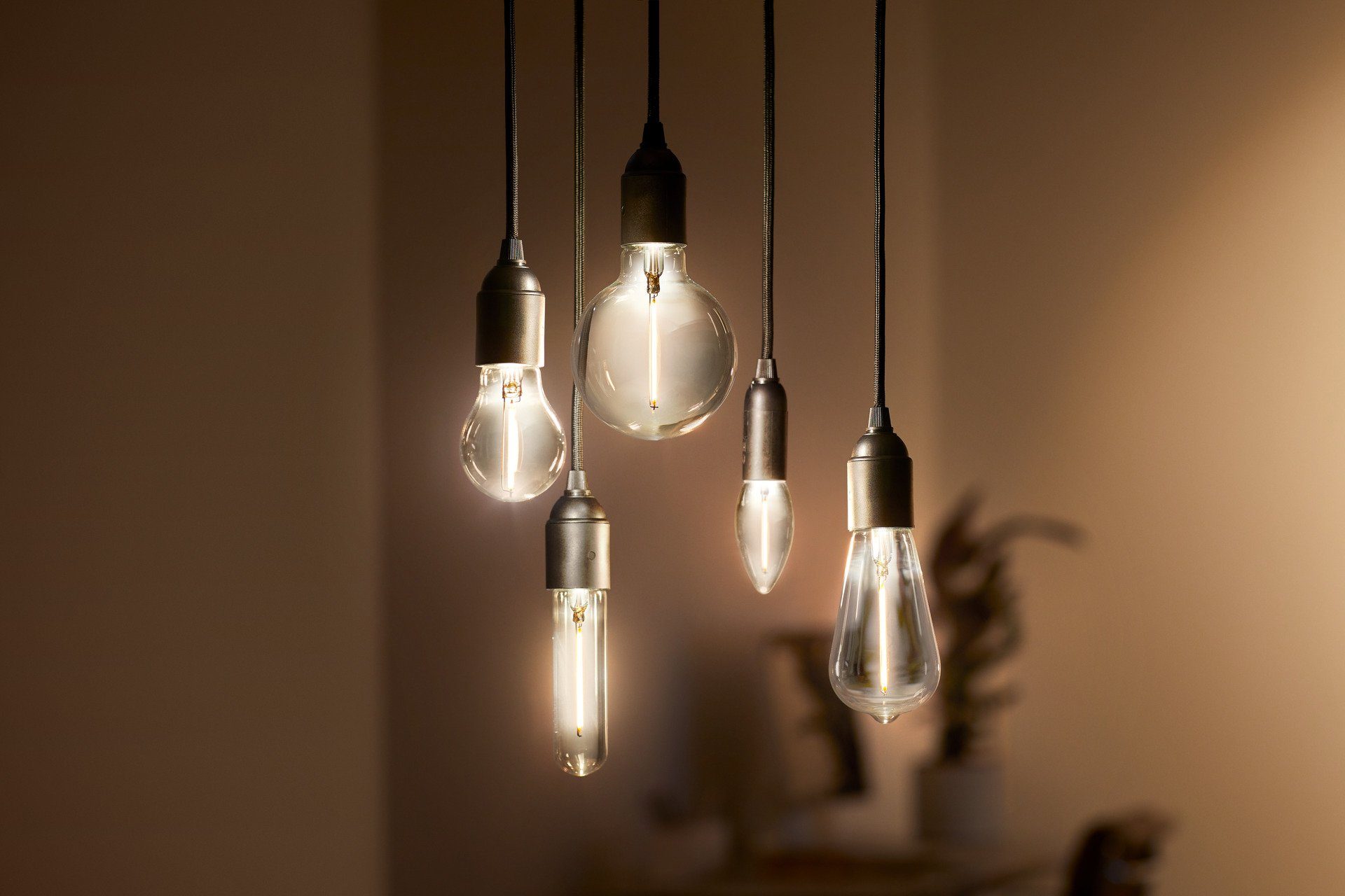 LED-Leuchtmittel 1er smoky St., dimmbar Lampe 1 LED Warmweiß, E27 Vintage, E27, Philips Stablampe 25W