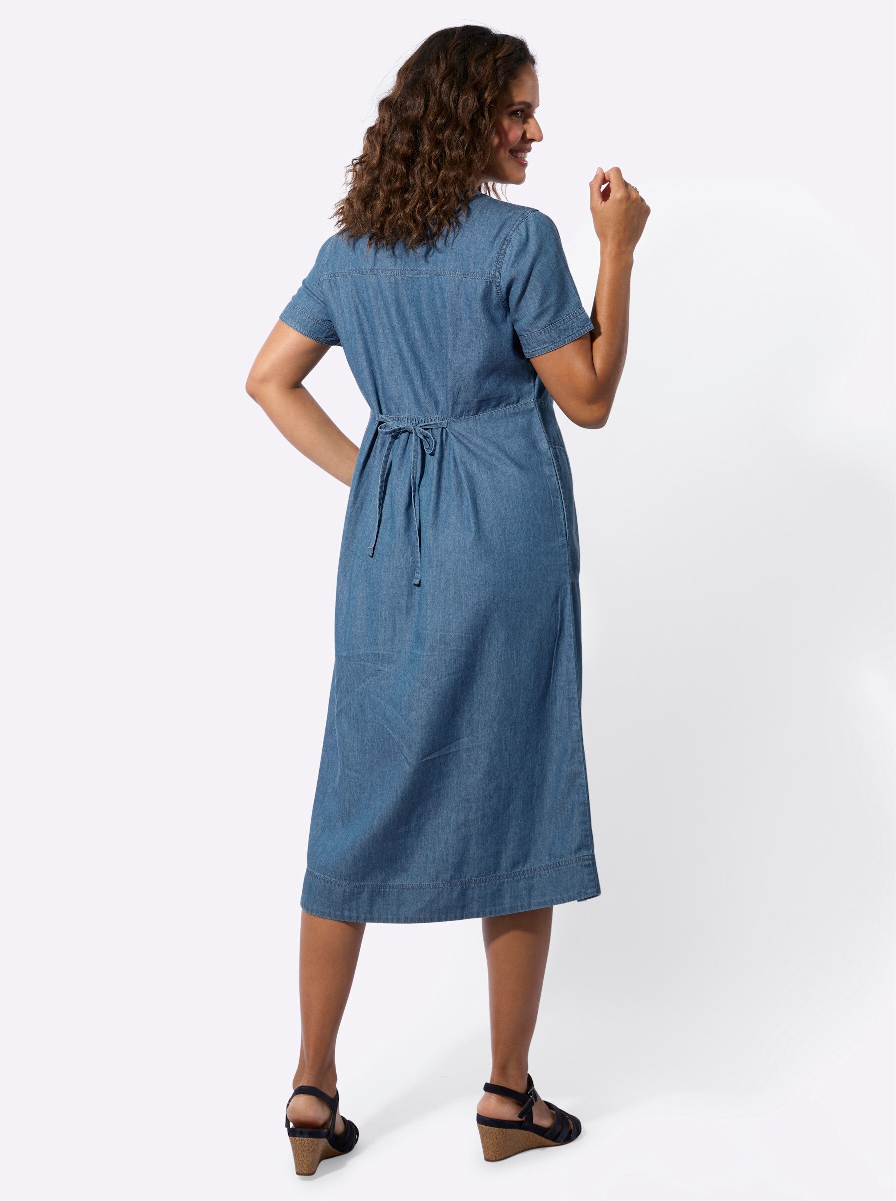 Witt Etuikleid Jeans-Kleid Kurzarm günstig online kaufen