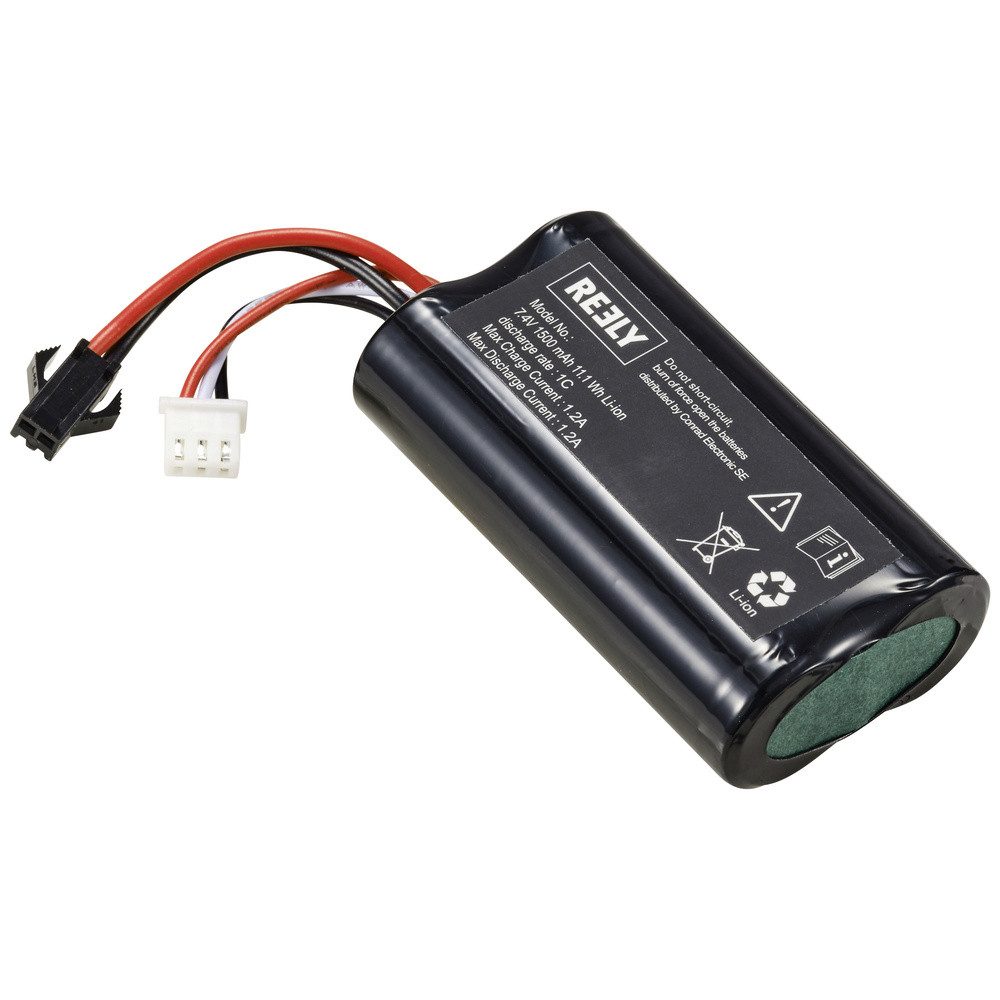 Reely Reely Modellbau-Akkupack (LiIon) 7.4 V 1500 mAh Zellen-Zahl: 2 Racing Akku 1500 mAh