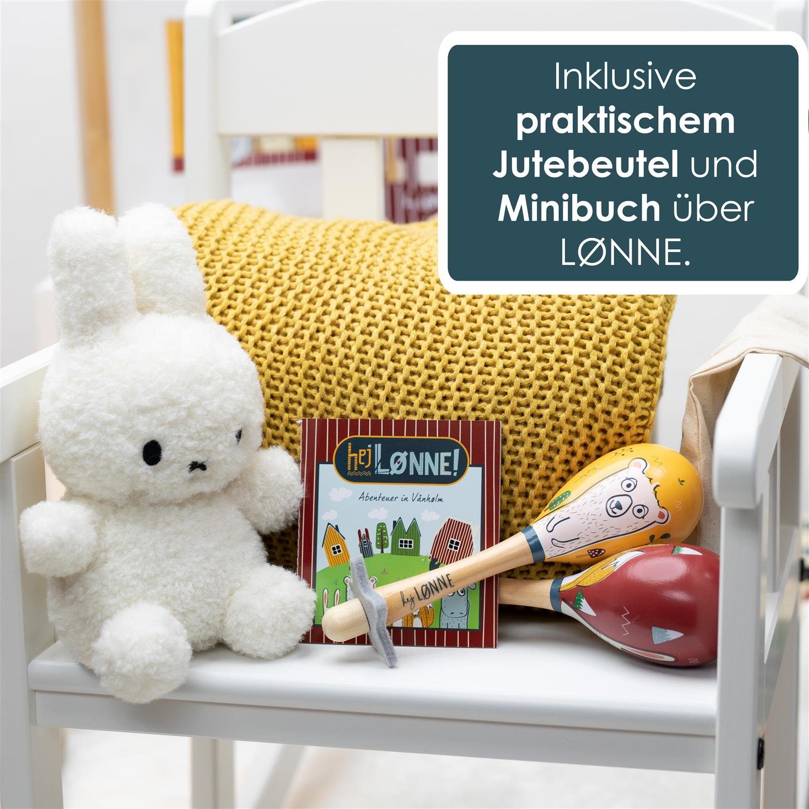 Hej Lønne Stabrassel Holz Kinder Rassel Spielzeug, Zur Förderung von Motori günstig online kaufen