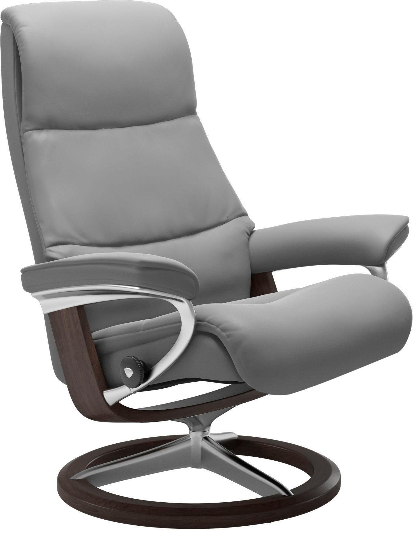 View, Signature Wenge Größe S,Gestell Relaxsessel mit Stressless® Base,