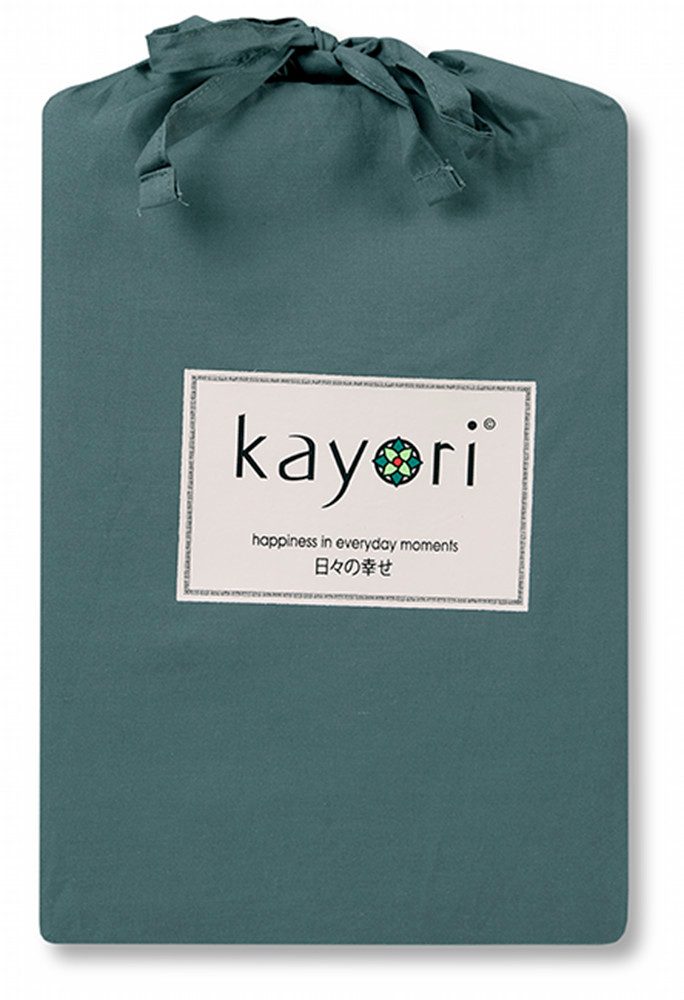 Kayori Spannbettlaken Kai, Renforcé, Gummizug: rundum, günstig online kaufen