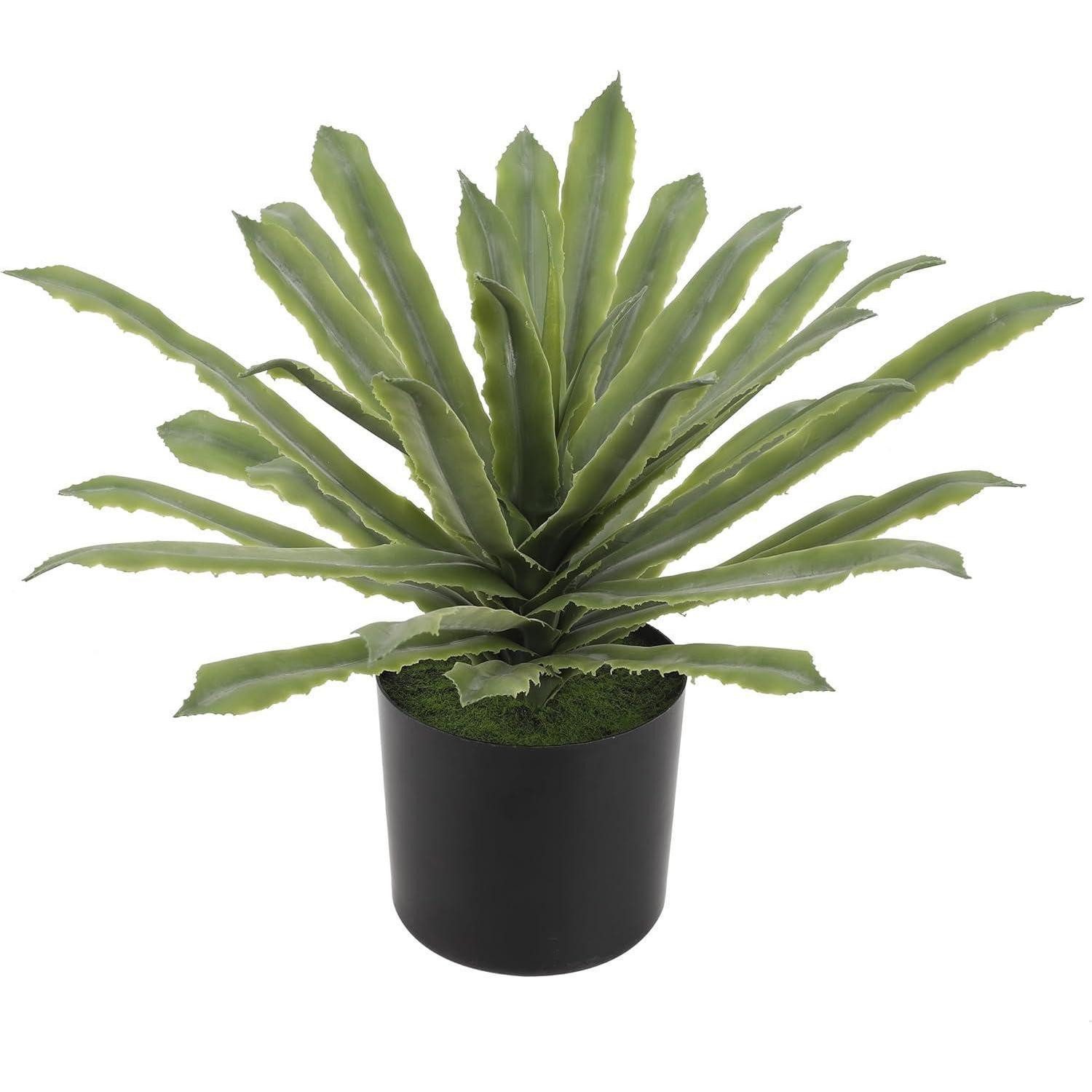 Künstliche Zimmerpflanze Künstliche Agave Aloe Vera Dekopflanze 33CM Grün Home Badezimmer, Briful