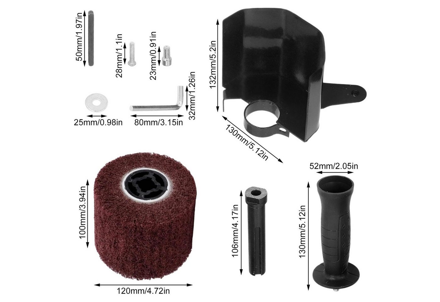 Thumbnail - BlingBin Winkelschleifer Polieren, Zeichenmaschine Winkelschleifer Poliermaschine Zubehör, (1er Set, 1 tlg., Poliermasch...