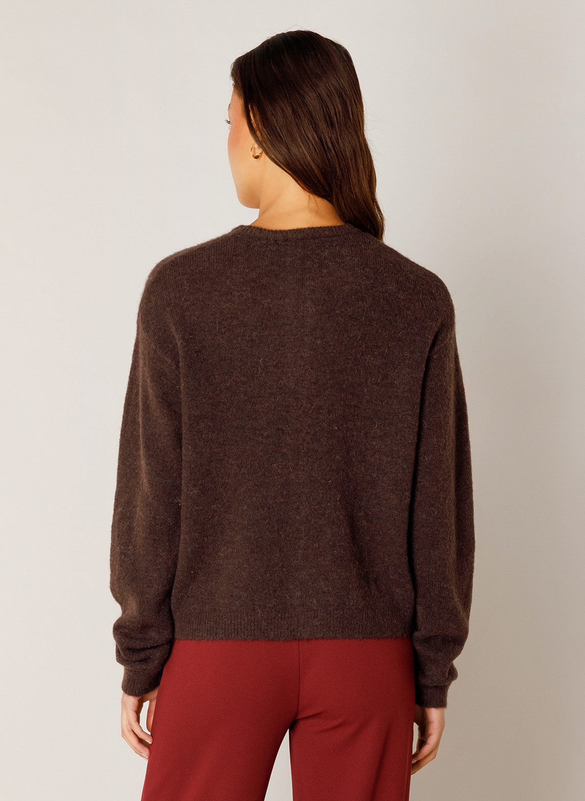 Base Level Cardigan Yuli mit Woll-Anteil und Knopfleiste – Bild 2 von 5