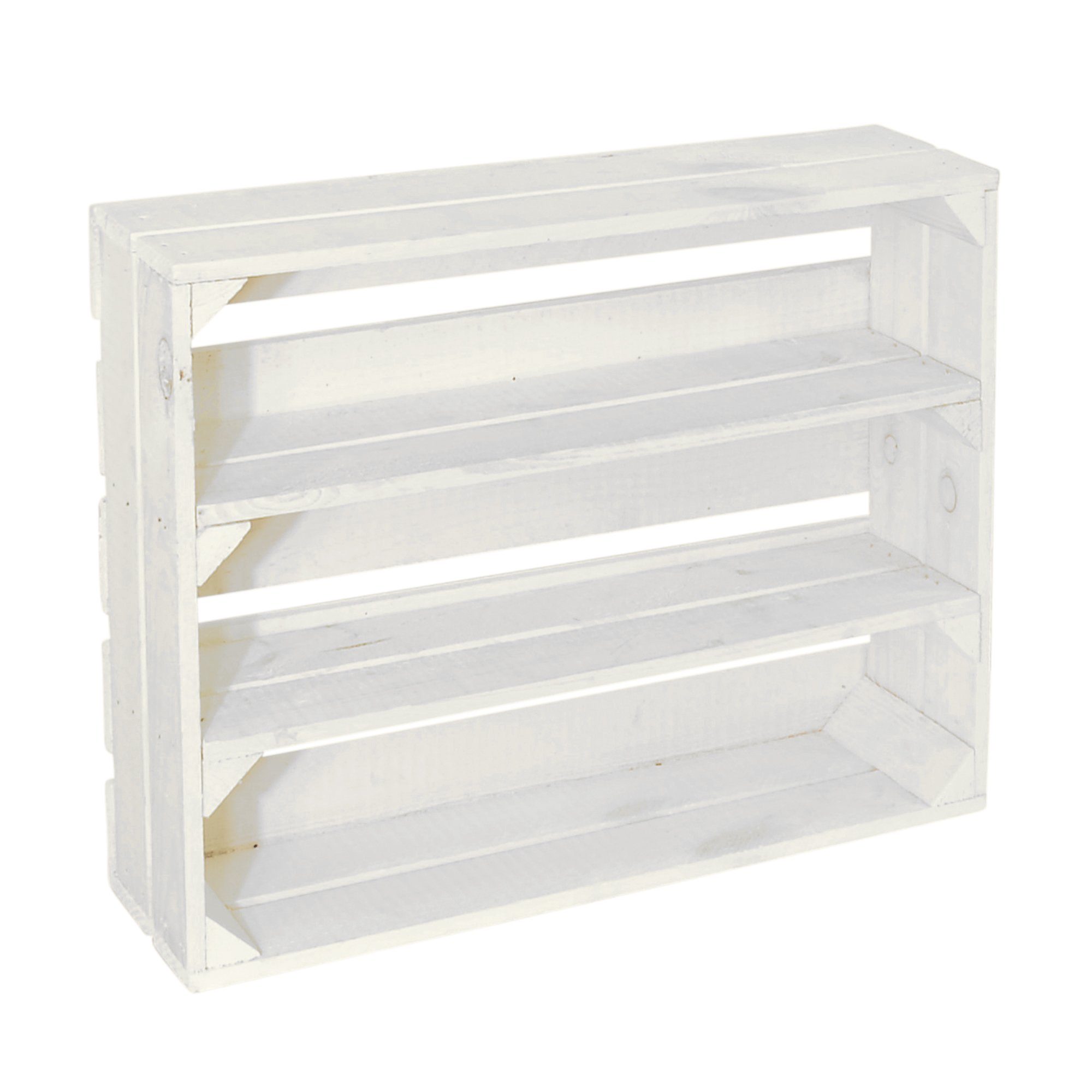 CHICCIE Holzkiste Holzregal 50x40x15cm - weiß günstig online kaufen