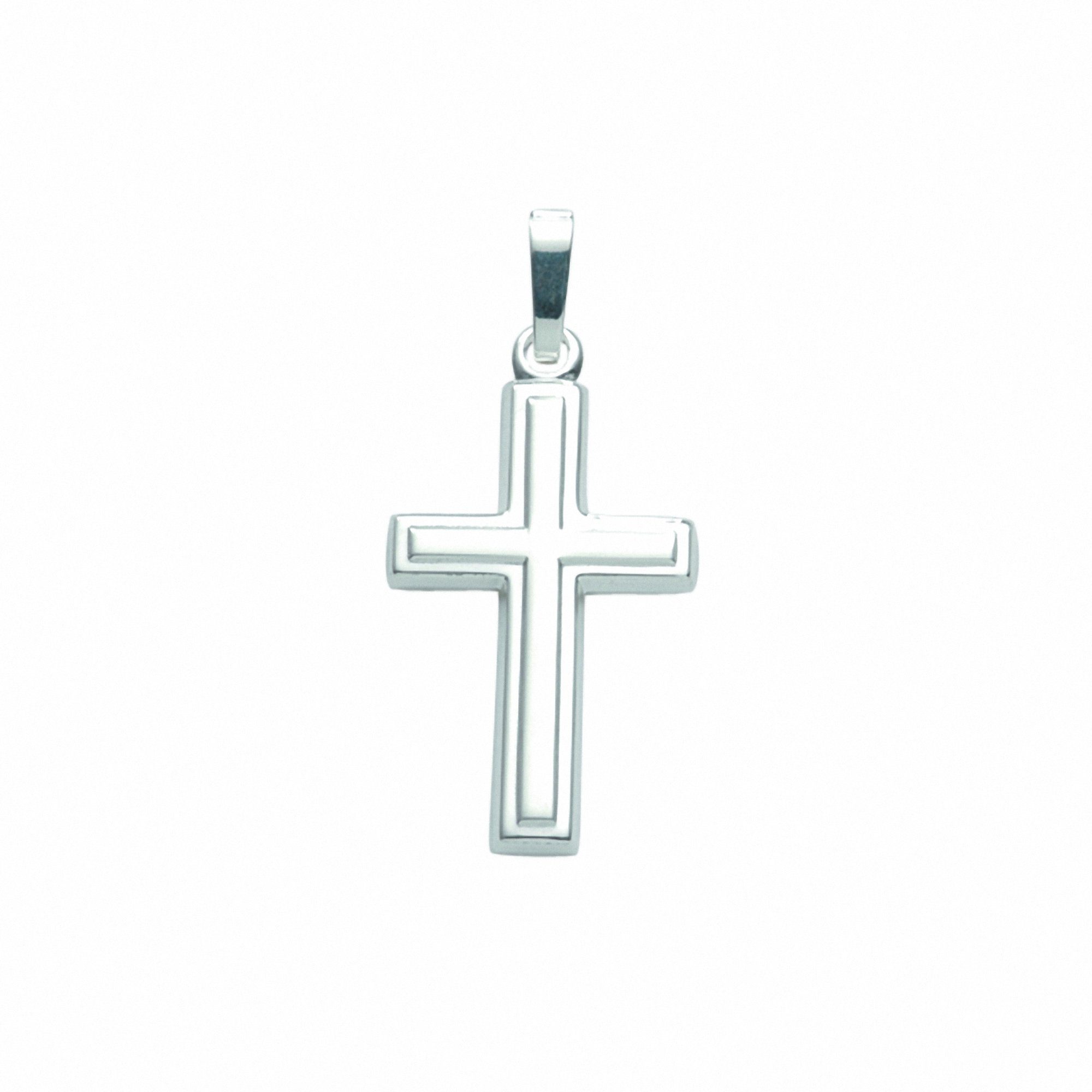 Silberschmuck für Herren Damen Kreuz & 925 Silber Kettenanhänger Adelia´s Anhänger,