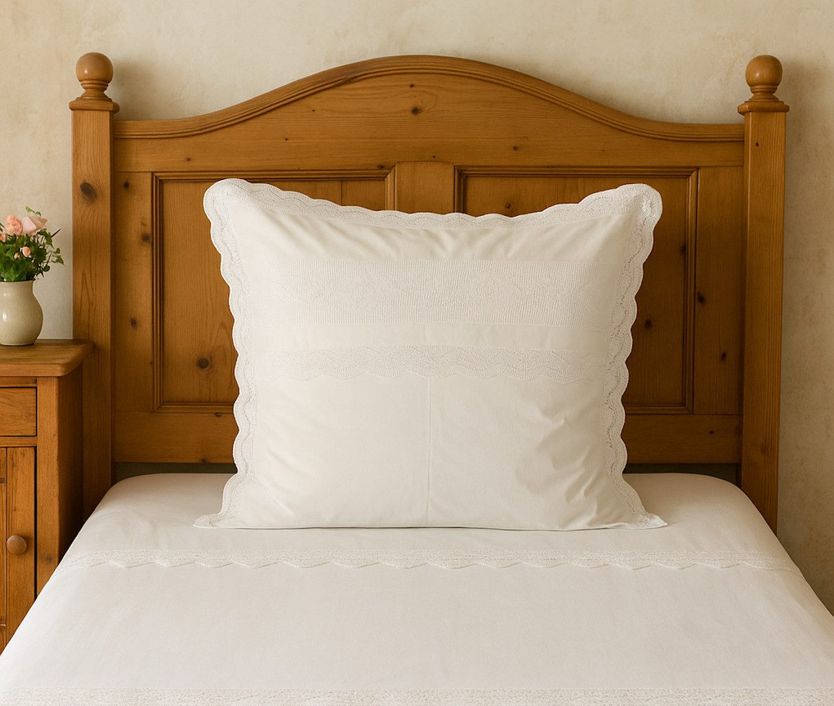 HOSSNER - HOMECOLLECTION Kissenbezug Paradekissen Nostalgie, (1 Stück), Par günstig online kaufen