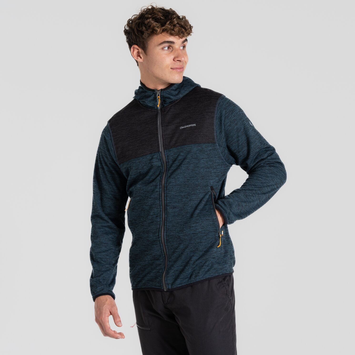 Craghoppers Fleeceshirt Craghoppers - Travos Fleece mit durchgehendem Reißverschluss, navy