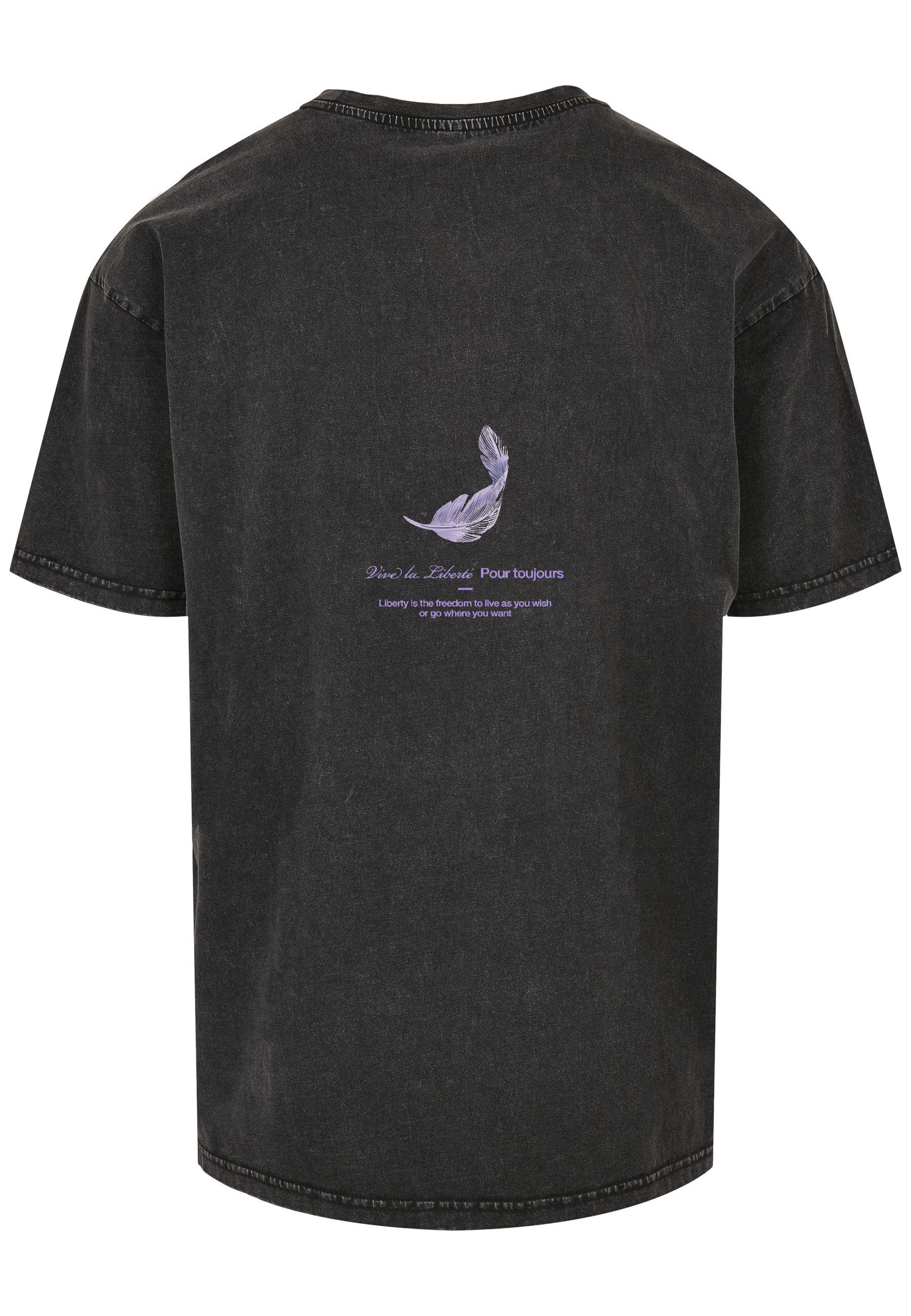Upscale by Mister Tee Kurzarmshirt Upscale by Mister Tee Herren Vive la Liberte Oversize Tee (1-tlg)