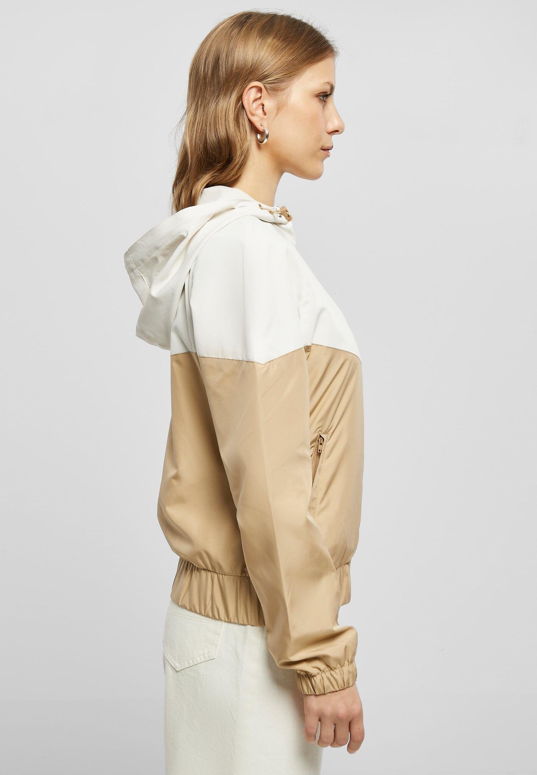 Damen (1-St) Arrow Windbreaker whitesand/unionbeige Ladies Sommerjacke URBAN CLASSICS