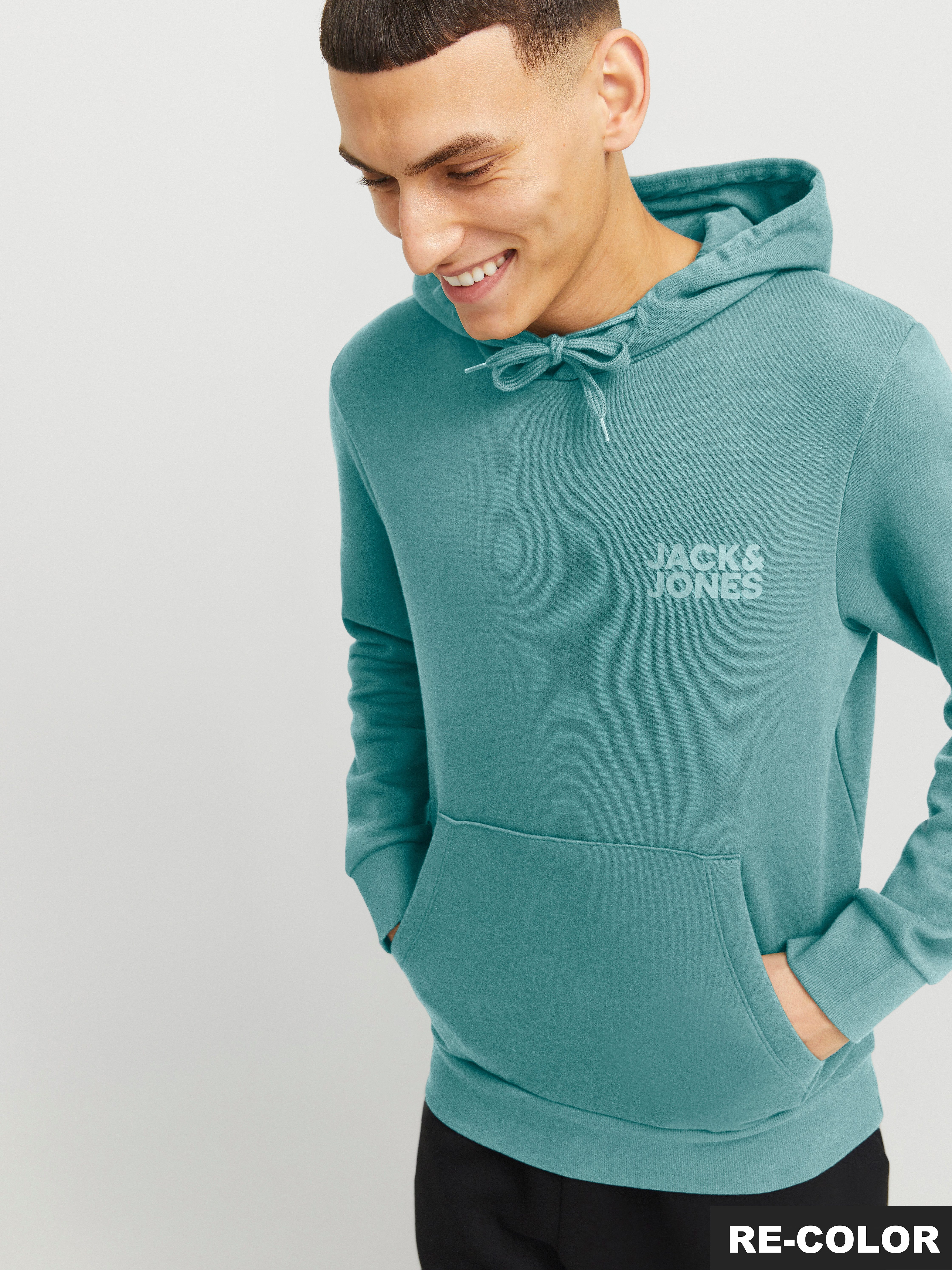 Jack & Jones Kapuzensweatshirt JJECORP LOGO SWEAT HOOD NOOS mit Logo Print günstig online kaufen