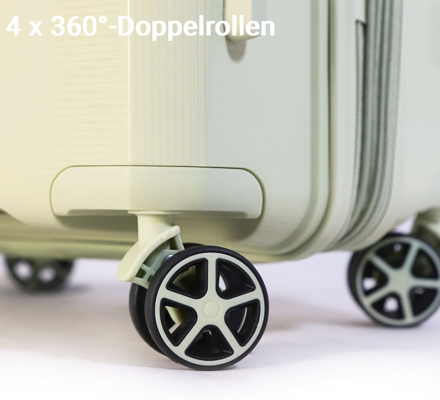 NEWCOM Trolleyset Hartschalenkoffer Set M/L/XL mit TSA aus Polypropylen, Er günstig online kaufen