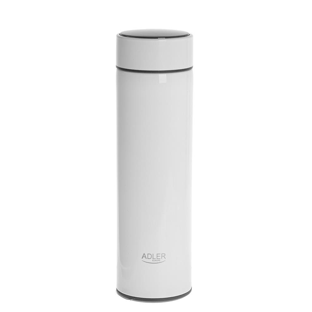 Adler Thermobecher AD 4506bk Thermobecher mit 473 ml Inhalt, Temperaturanzeige