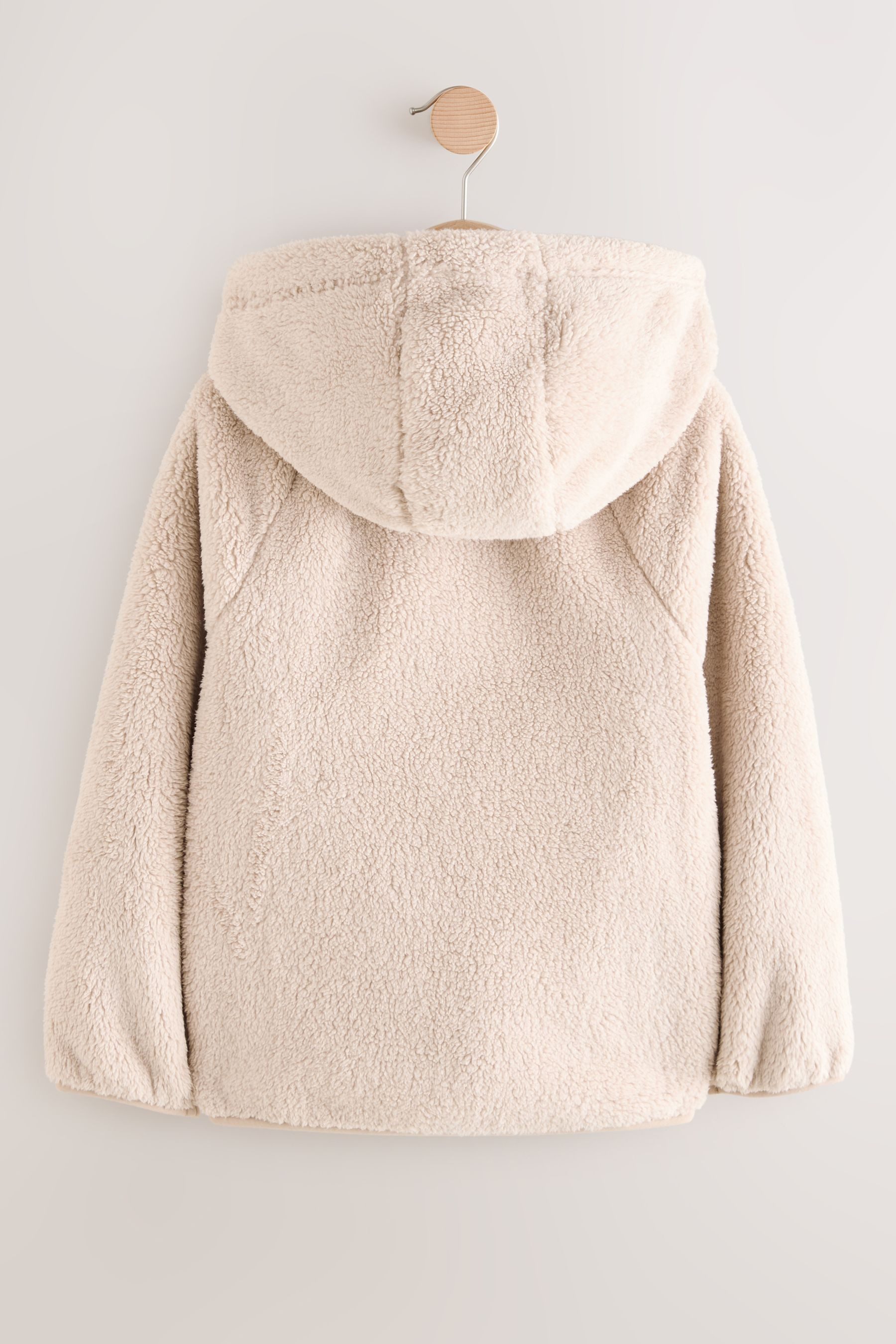 Next Kapuzenfleecejacke Fleecejacke aus Teddyfell mit günstig online kaufen