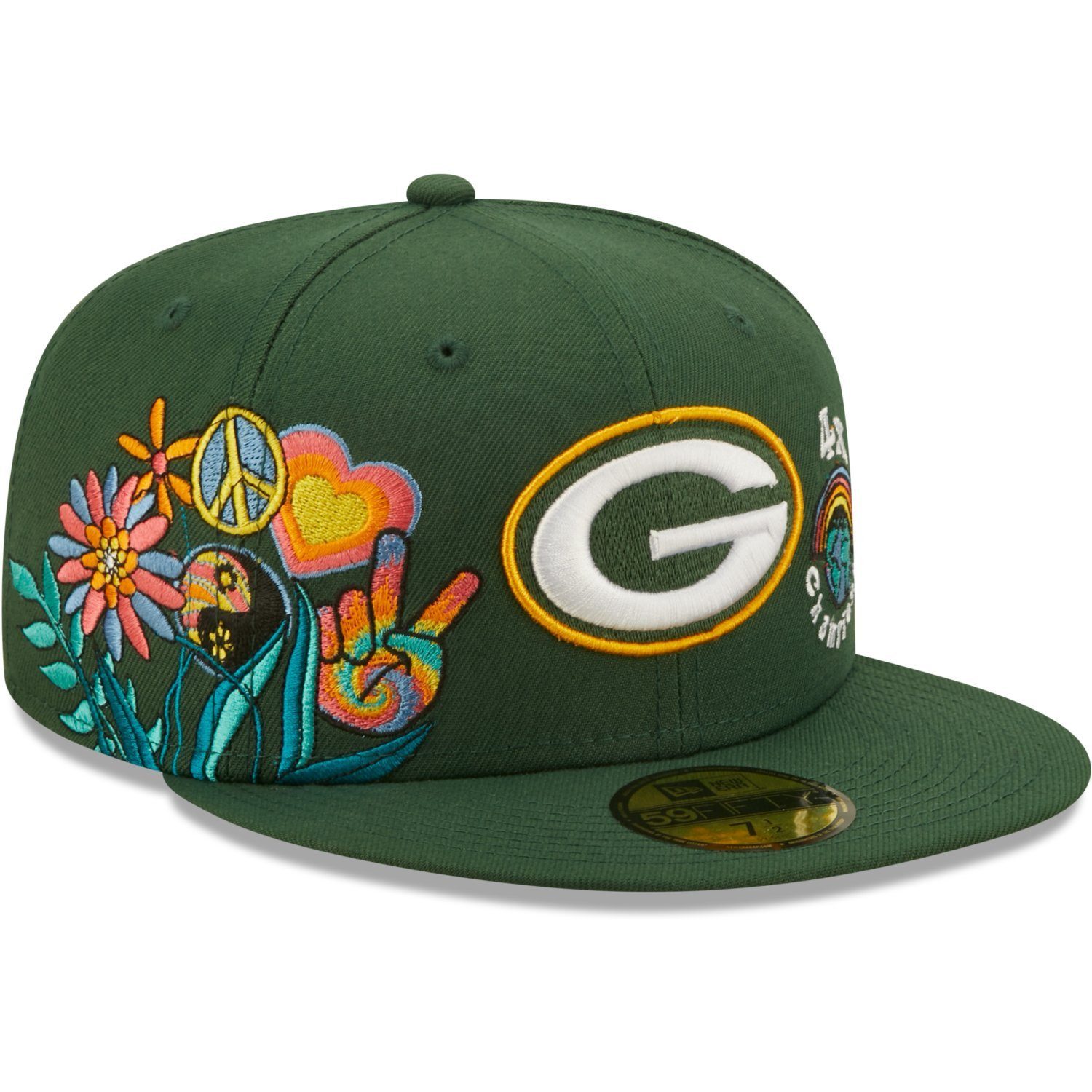 Era Bay Packers Cap 59Fifty Fitted GROOVY Green New