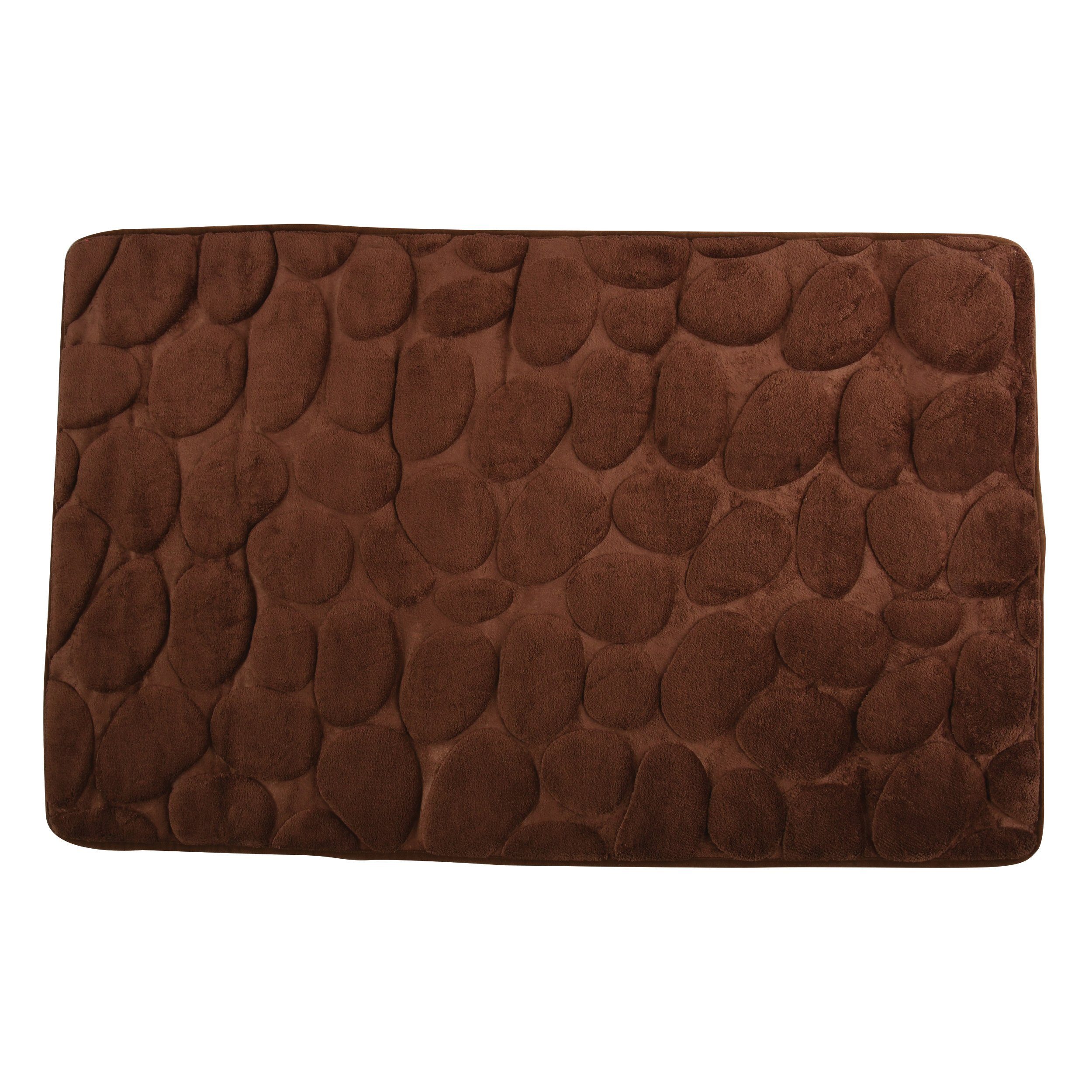 MSV Badematte KIESELSTEIN, rutschhemmende Beschichtung, für Fußbodenheizung günstig online kaufen