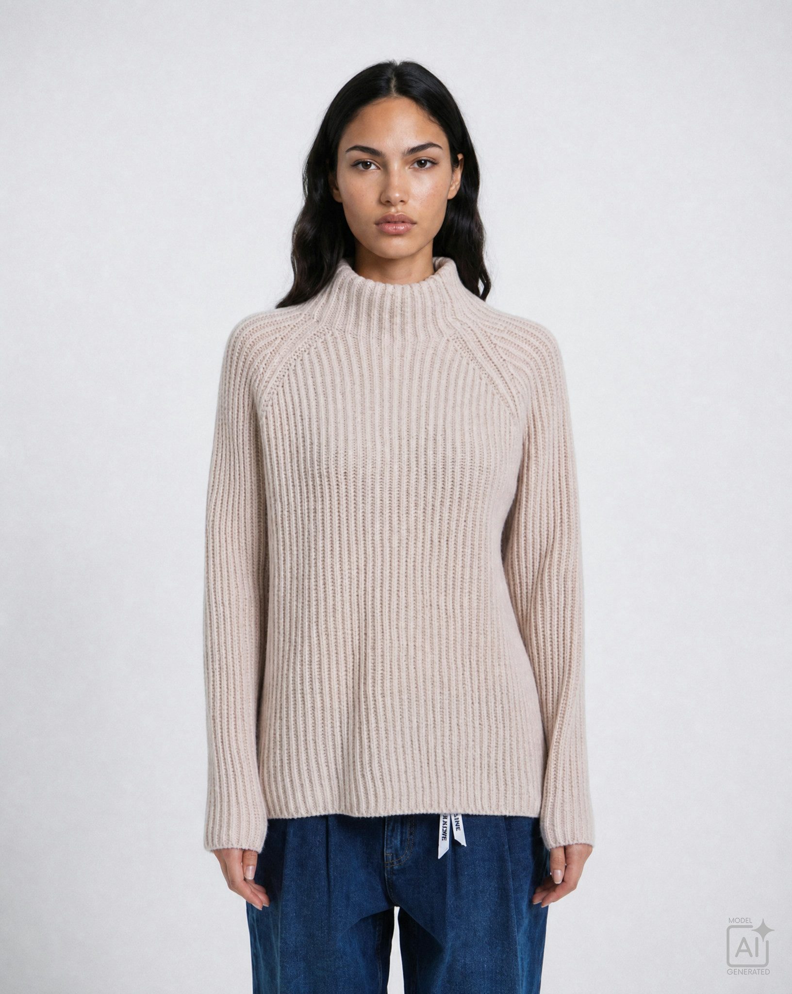 Smith & Soul Wollpullover mit Stehkragen