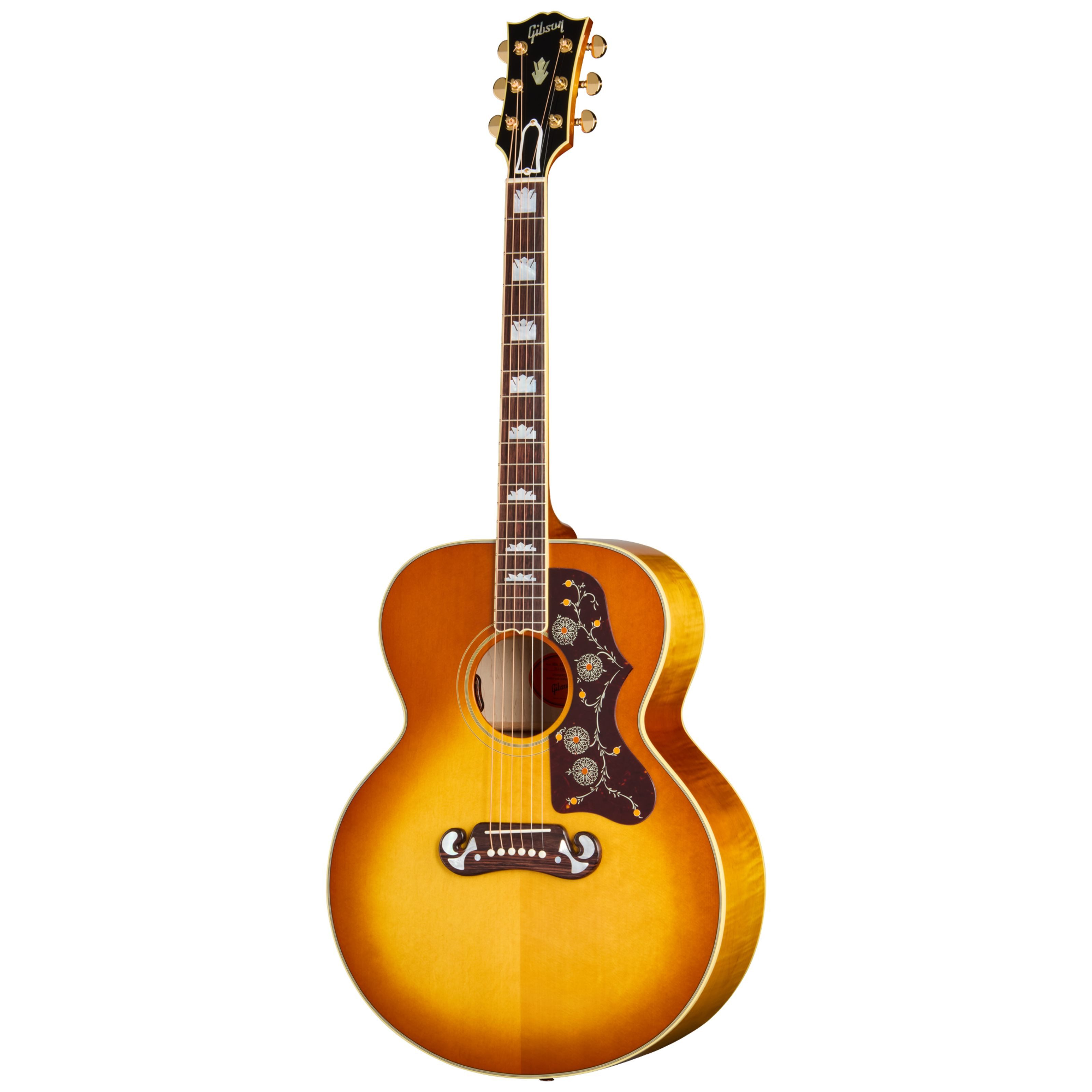 Gibson Westerngitarre, Westerngitarren, Jumbo Gitarren, SJ-200 60s Original Heritage Cherry Sunburst - Westerngitarre
