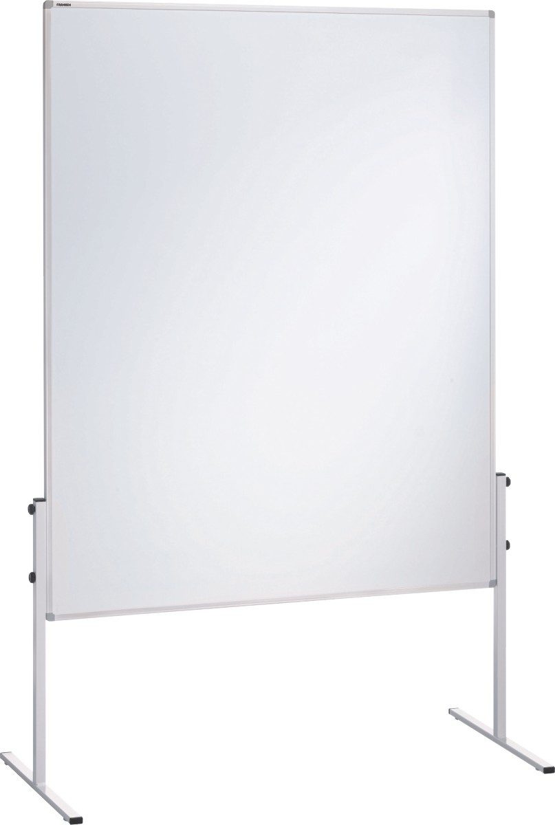 Standtafel Moderationstafel CC 120x150 cm weiß kartonkaschiert