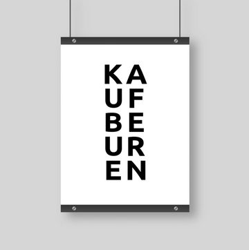 MOTIVISSO Poster Stadt KAUFBEUREN