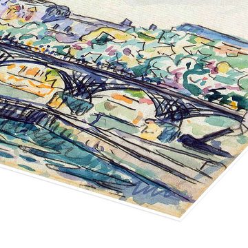 Posterlounge Poster Paul Signac, Seine-Ufer in der Nähe der Pont des Arts, Malerei