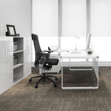 hjh OFFICE Drehstuhl Profi Bürostuhl GENIDIA SMART BLACK CM Netzstoff (1 St), Schreibtischstuhl ergonomisch