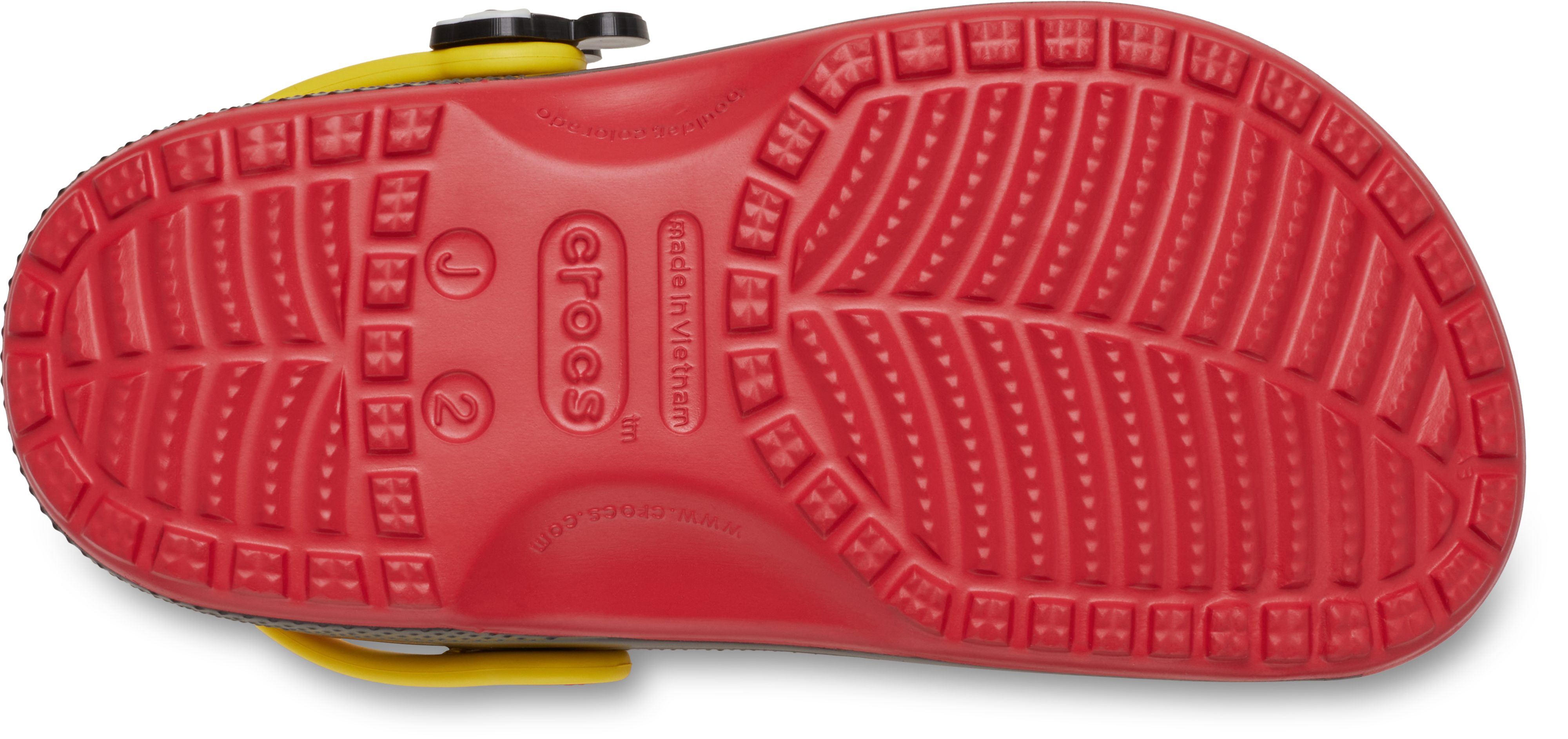 Crocs Mickey Mouse Classic Clog K Clog Sommerschuh, Hausschuh, Strandschuh mit schwenkbarem Fersenriemen