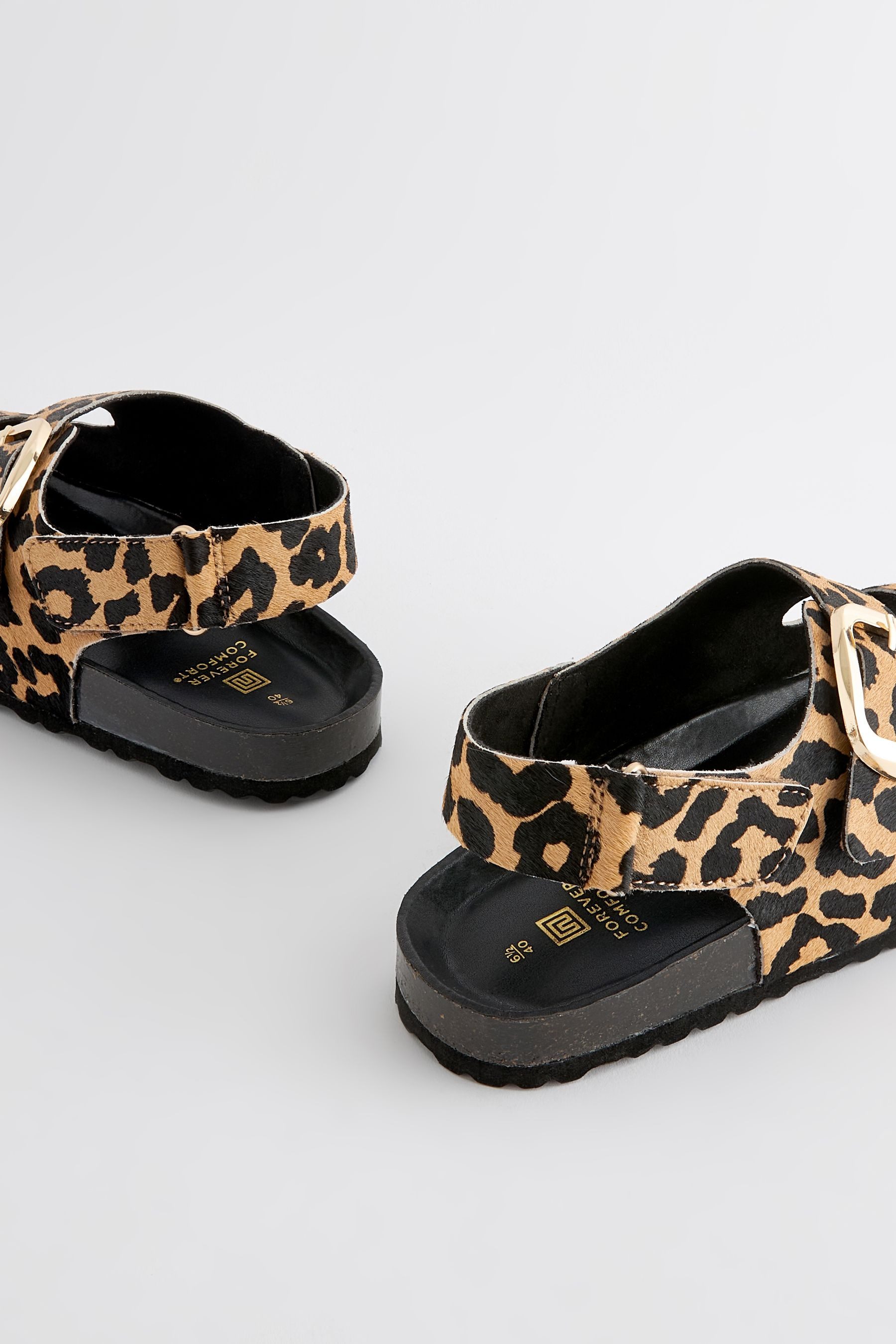 Next Ledersandalen mit Fersenriemen und Fußbett günstig online kaufen
