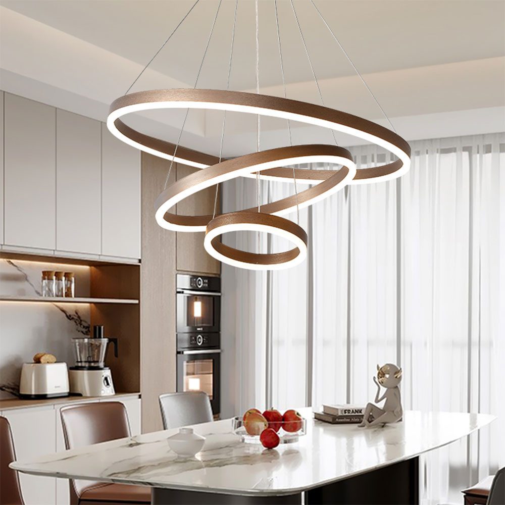 Daskoo Deckenleuchten LED Pendelleuchte Deckenlampen Esstisch-Lampe günstig online kaufen