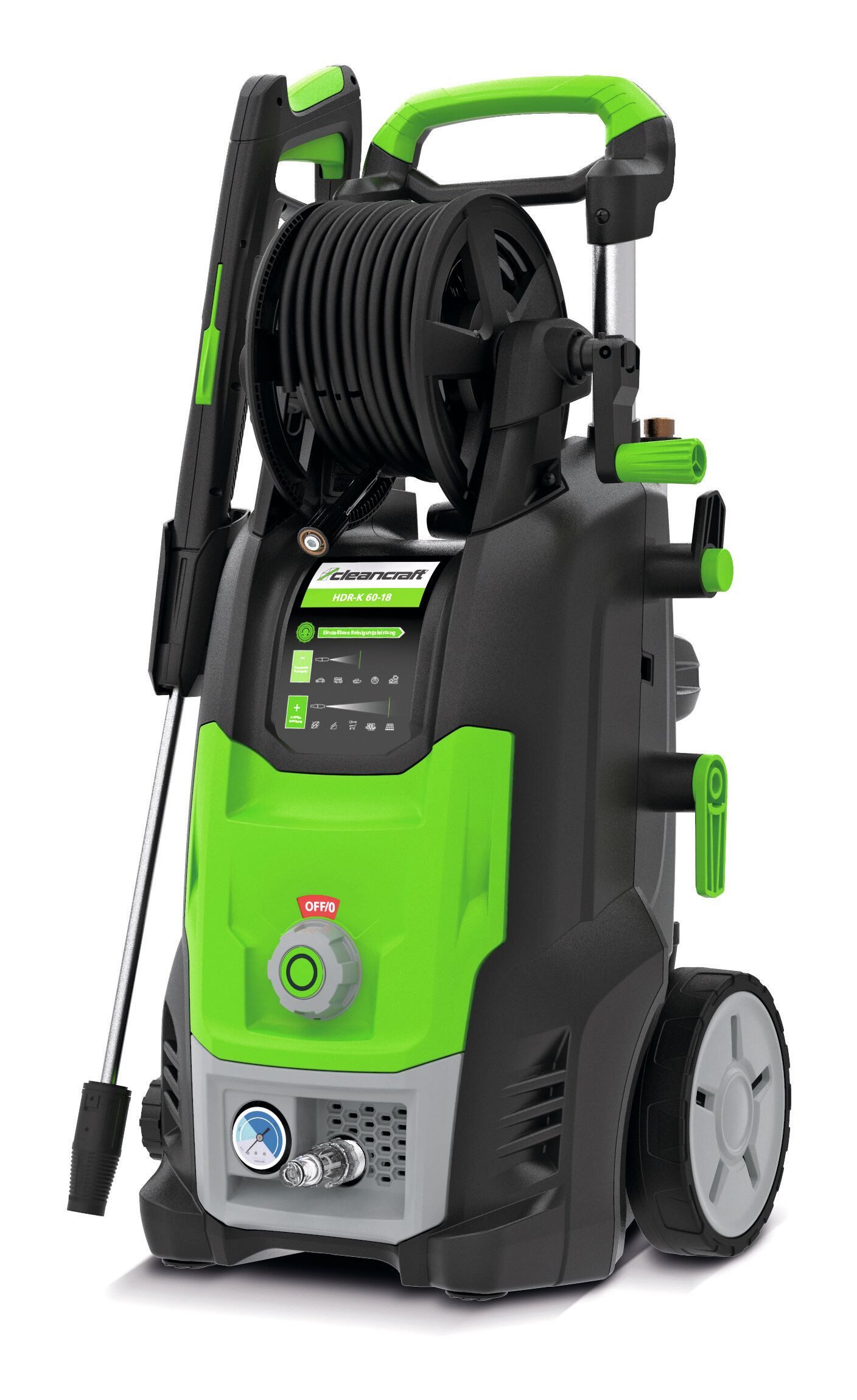 cleancraft Hochdruckreiniger, 2800 W, Kaltwasser HDR-K 60-18