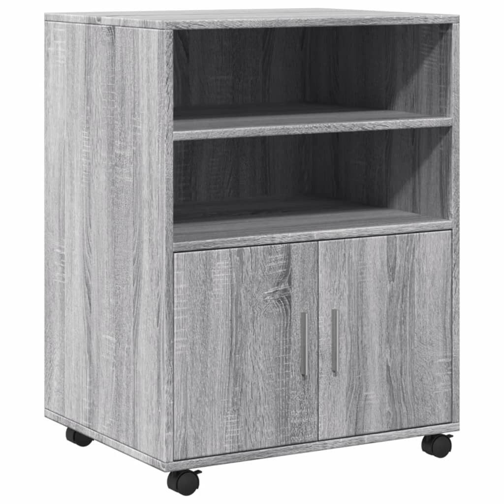 vidaXL Aktenschrank Rollschrank Grau Sonoma 60x48x81 günstig online kaufen