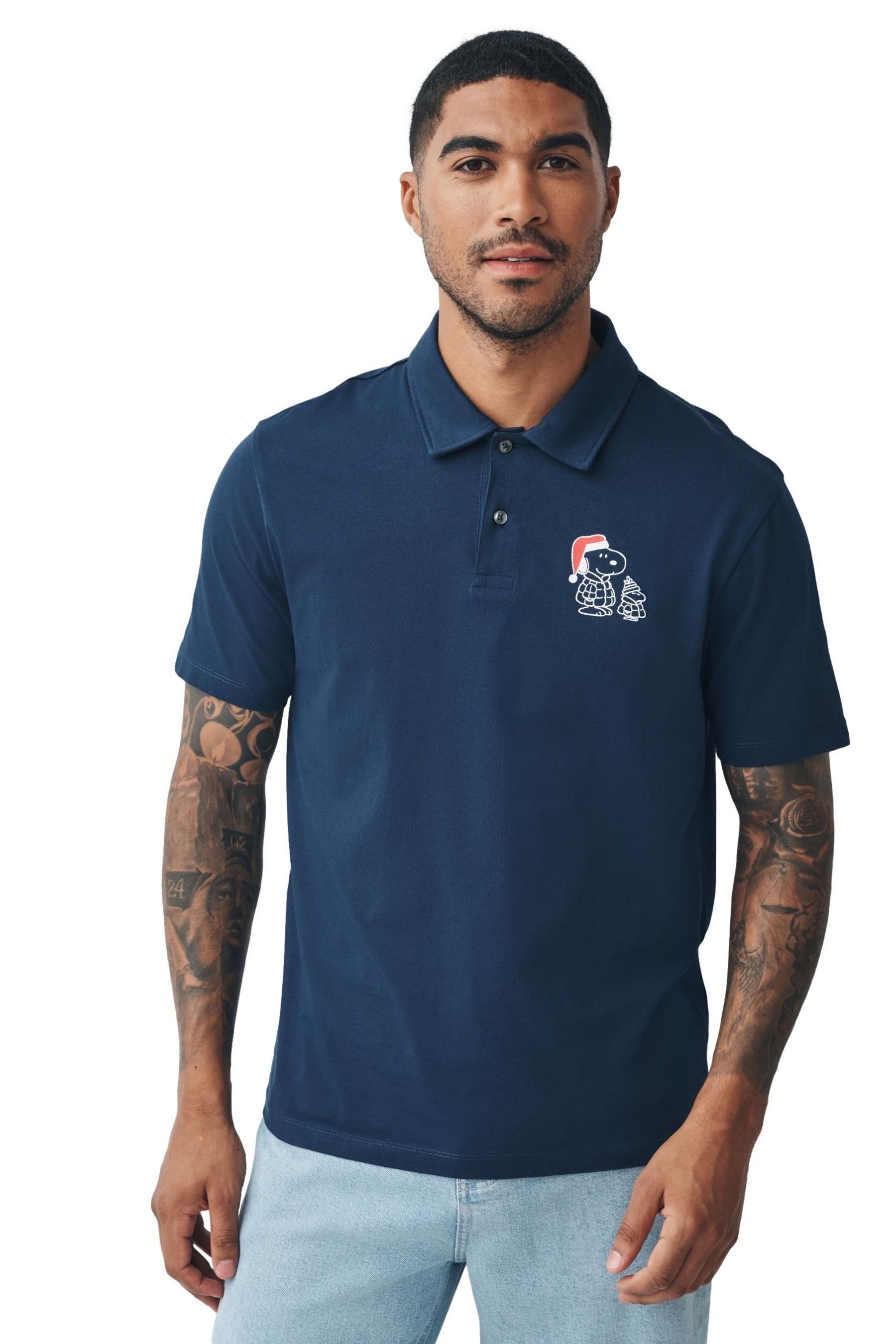 Next Poloshirt Weihnachtliches Polohemd (1-tlg) günstig online kaufen
