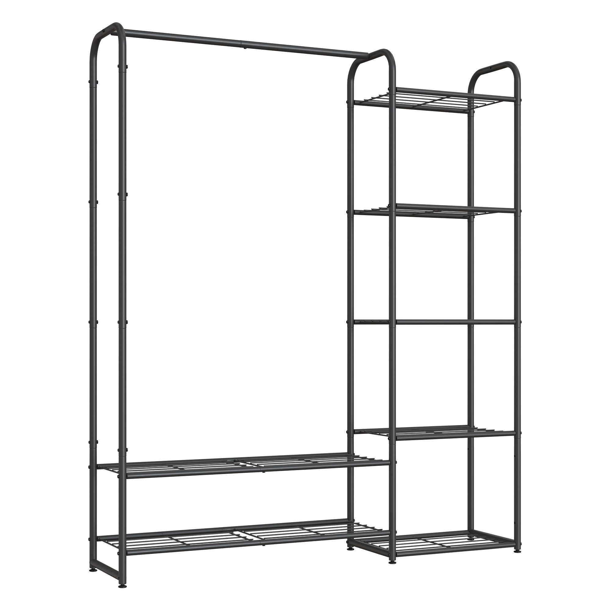 SONGMICS Kleiderständer offener Kleiderschrank, Garderobenständer mit Ablag günstig online kaufen