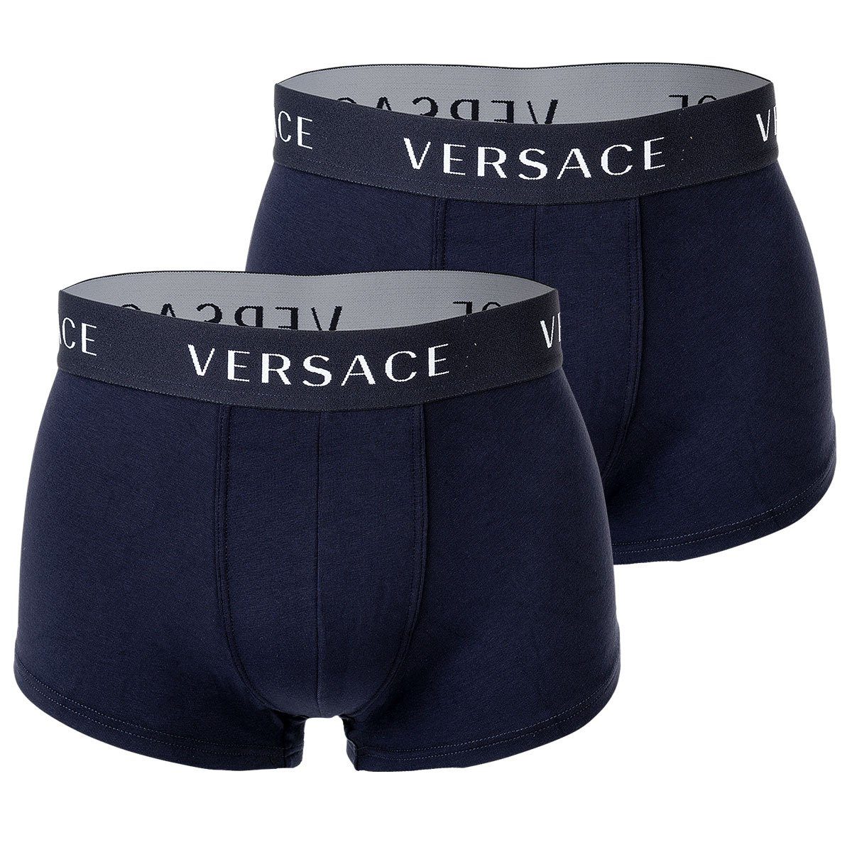 Versace Boxer Herren Boxer Shorts, 2er Pack - Trunk Marine