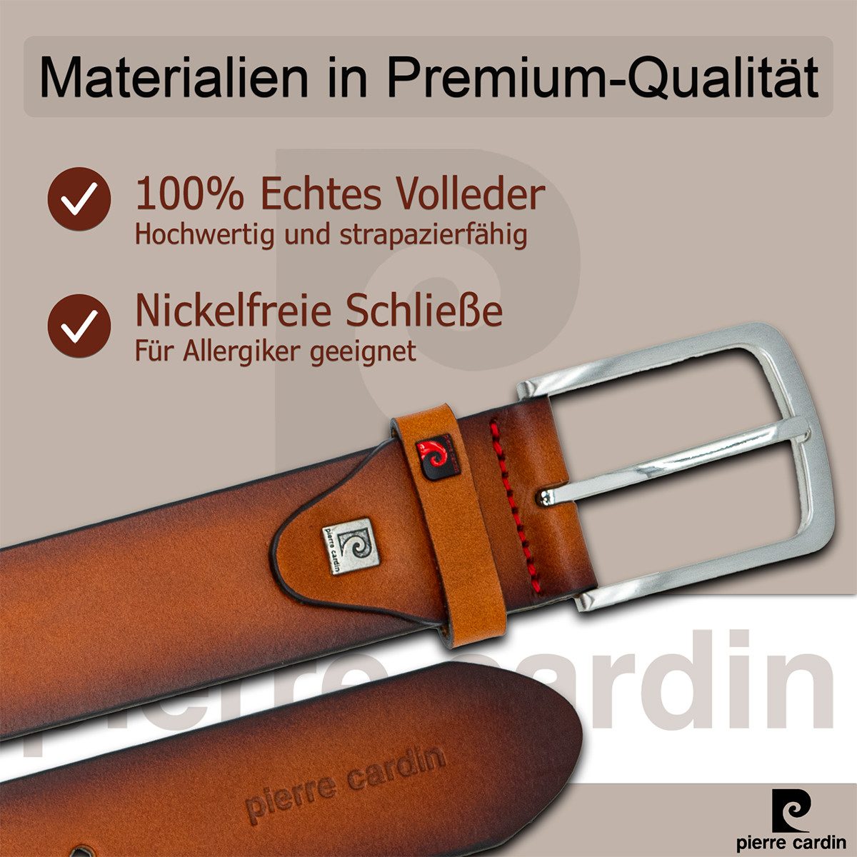 Pierre Cardin Ledergürtel