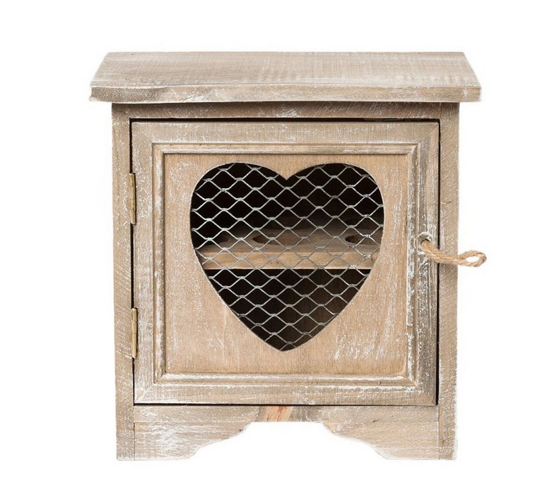Clayre & Eef Eierbecher Clayre & Eef Eierständer Braun 19*14*19 cm Holz Herz