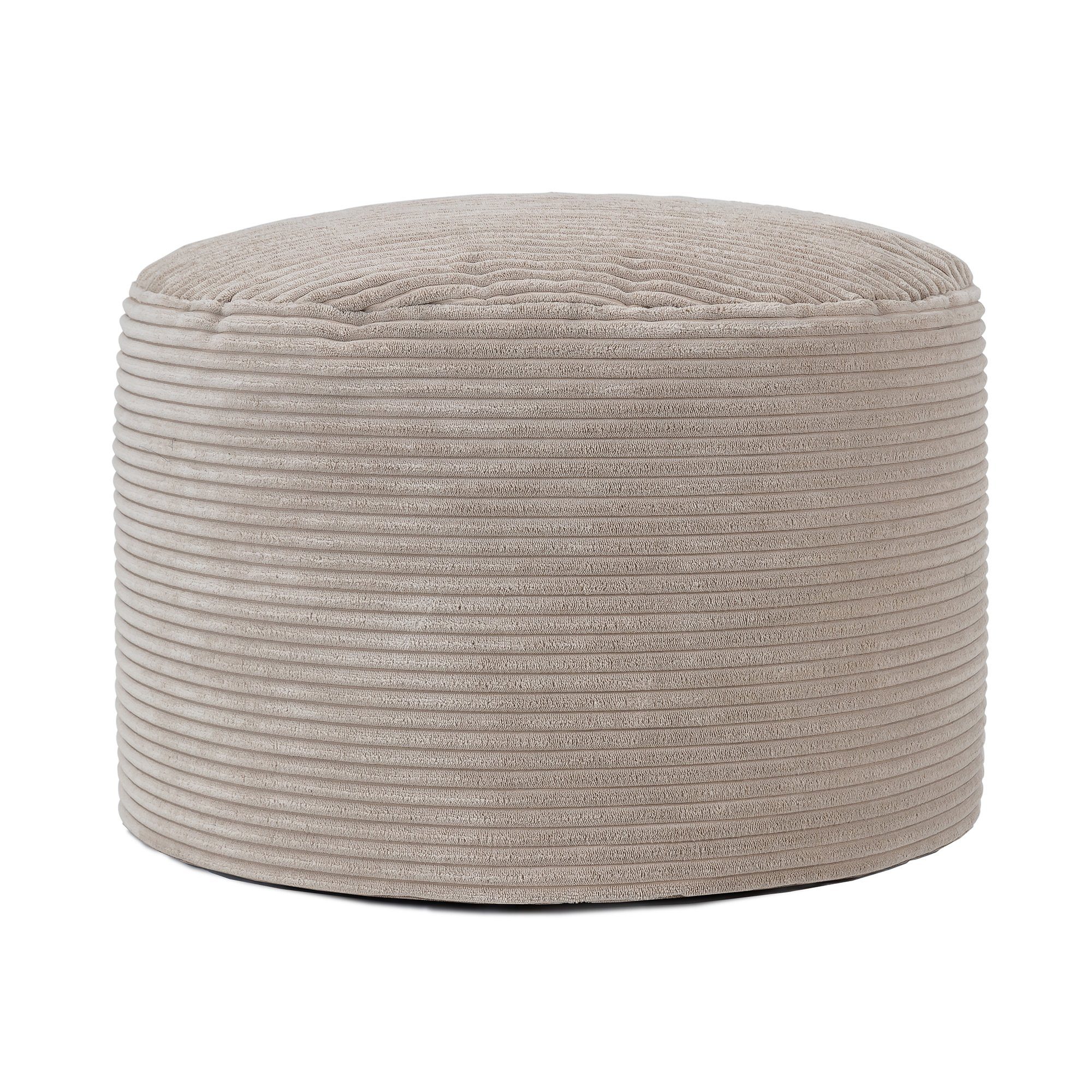 Pouf Sitzpouf XL aus Cord „Milano“