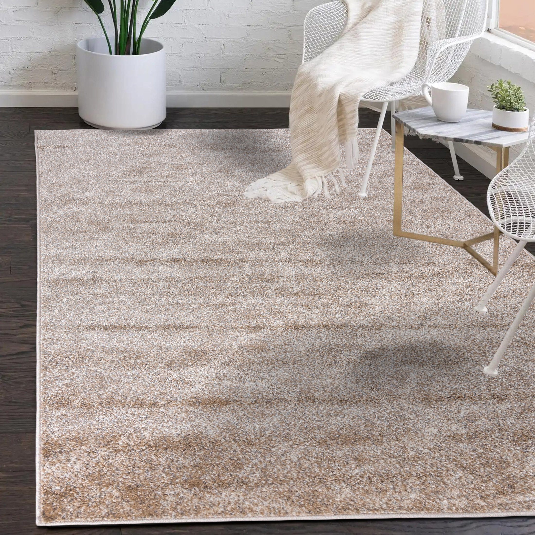 Designteppich Modern Teppich für Wohnzimmer, Schlafzimmer, Esszimmer
