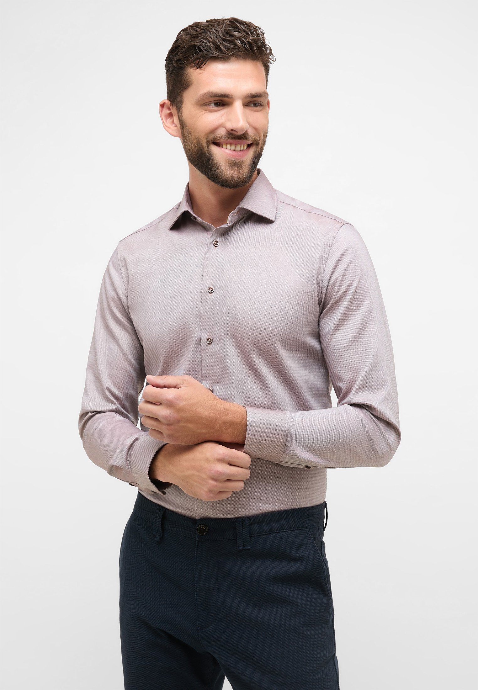 Eterna Langarmhemd SLIM FIT NON IRON günstig online kaufen