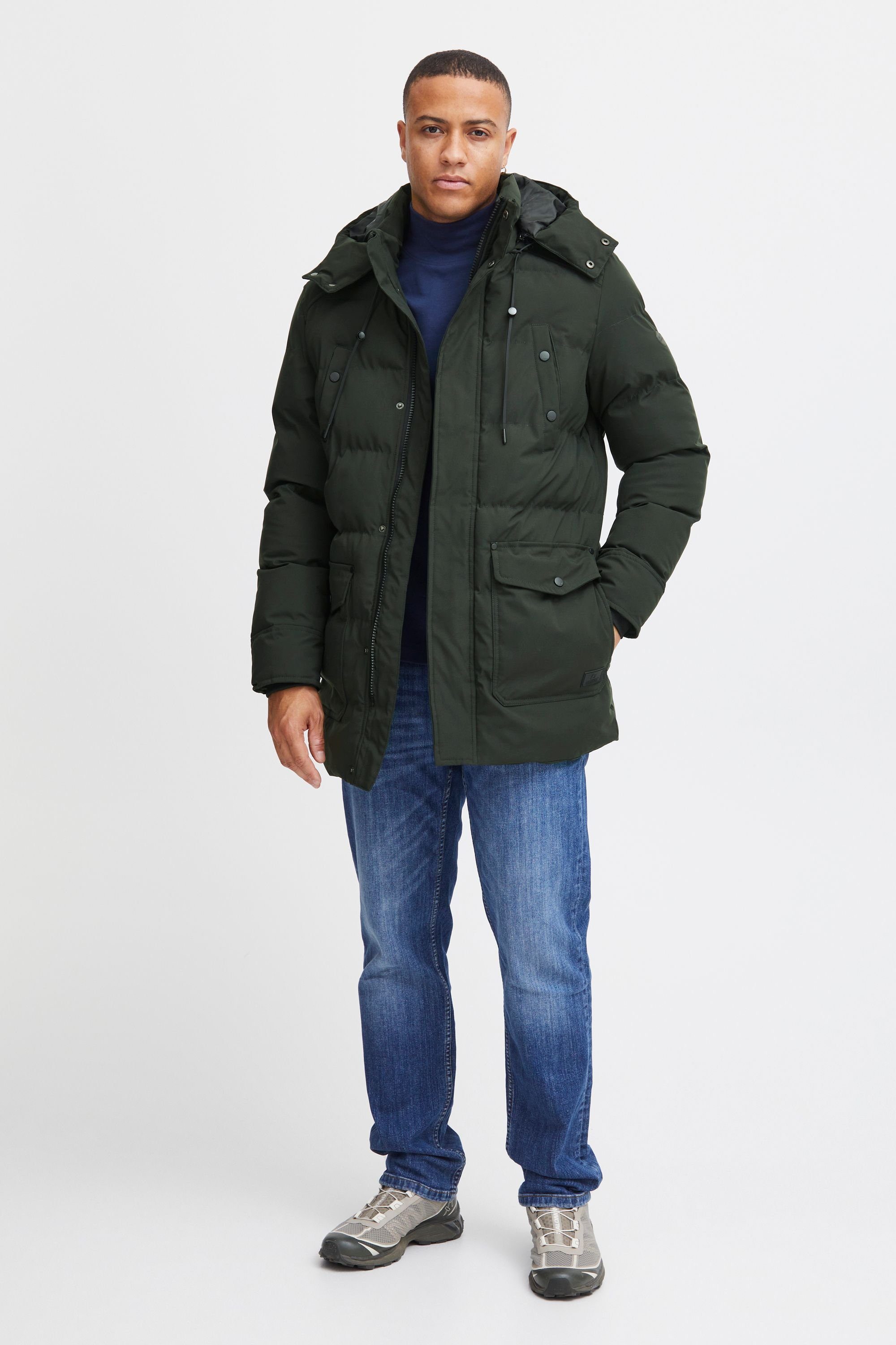 Blend Wintermantel BHUkendt Wärmender Basic Steppmantel mit Taschen