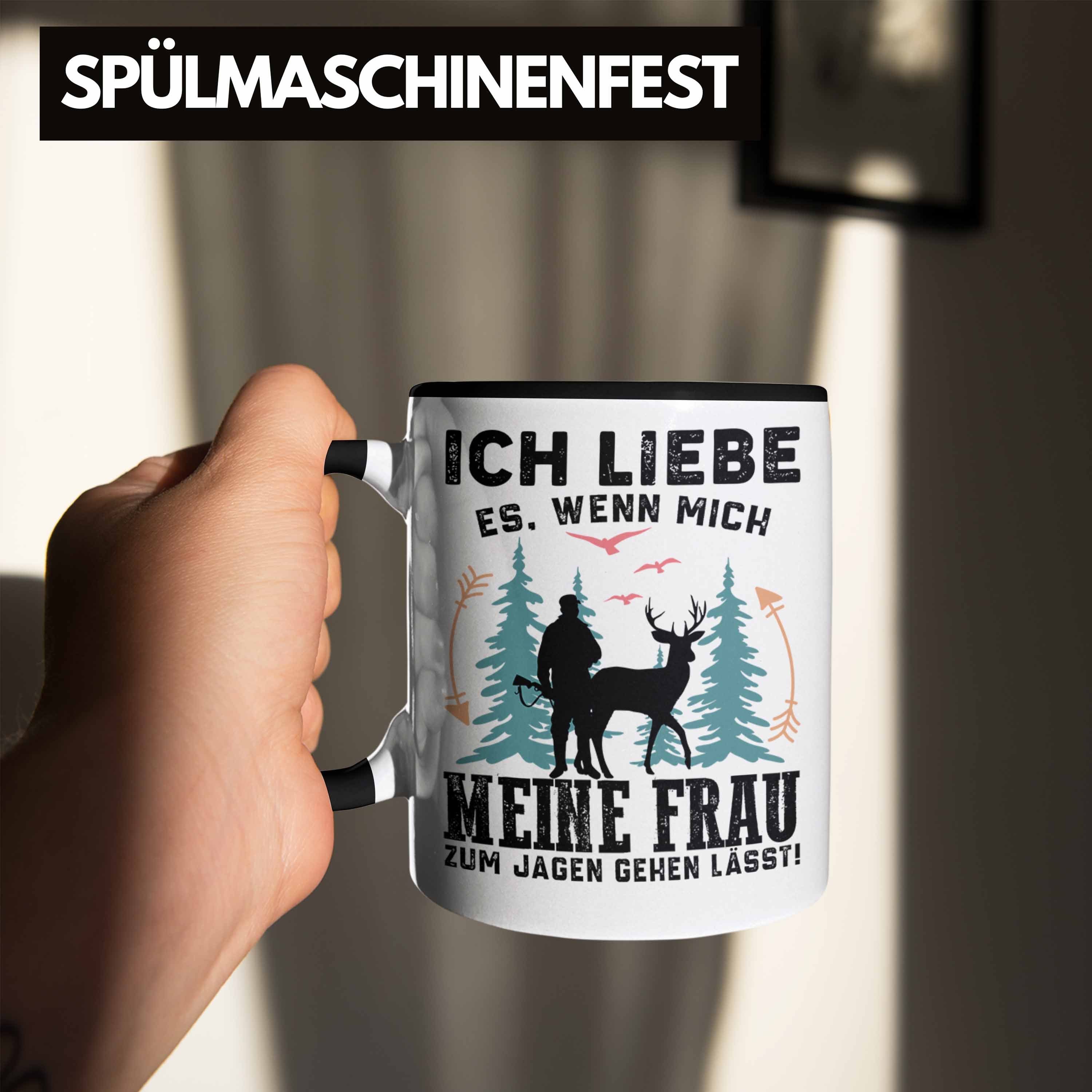 lässt Wenn Schwarz Frau Jagen Trendation Liebe gehen Trendation Ich Meine Es Tasse Jagen Geschenk Mich Tasse zum Jäger -