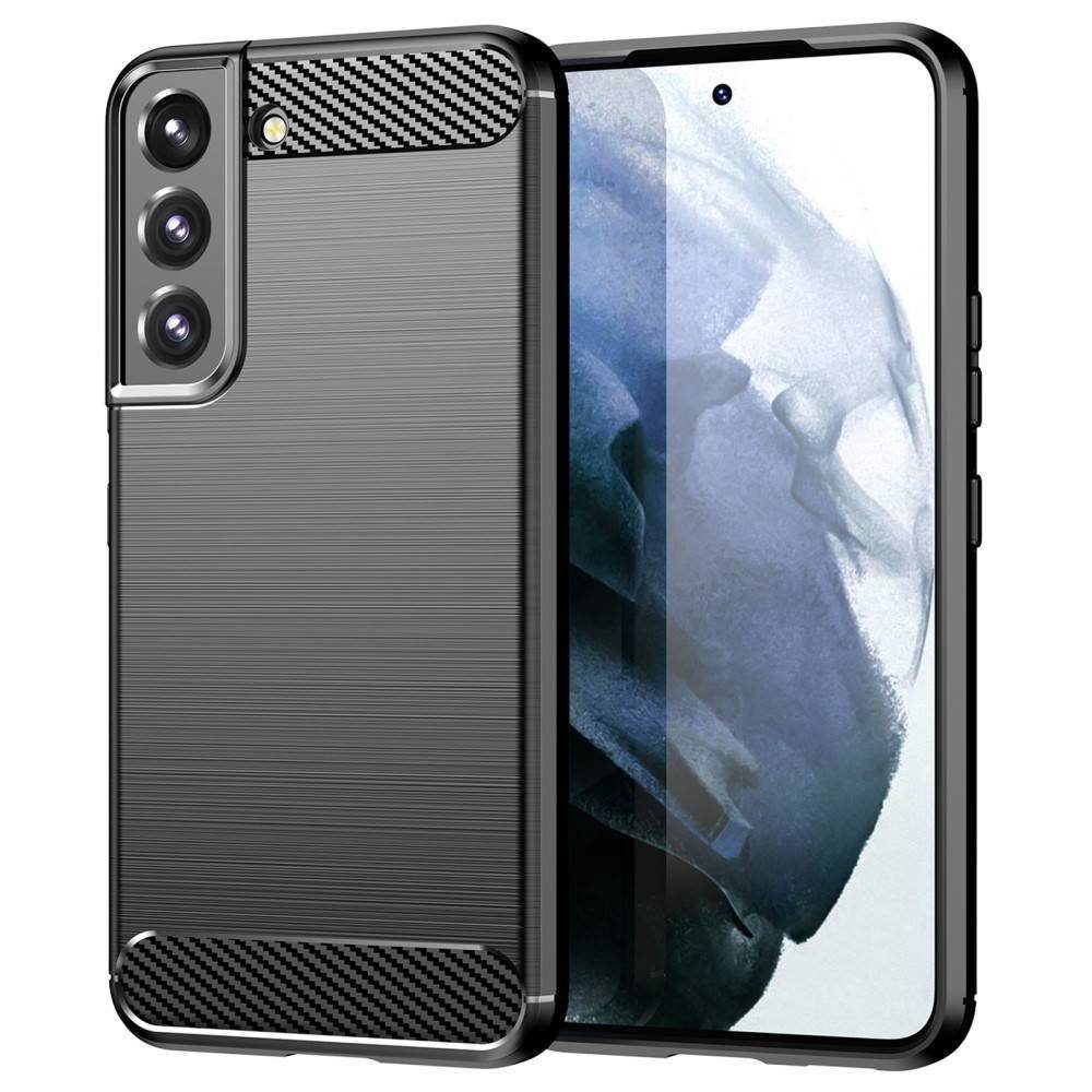 cofi1453 Bumper Silikon Hülle Bumper Carbon für SAMSUNG GALAXY S23 Ultra (S918B)