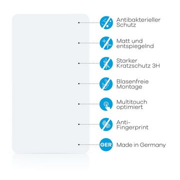 upscreen Schutzfolie für Elo TouchSystems 1991L, Displayschutzfolie, Folie Premium matt entspiegelt antibakteriell