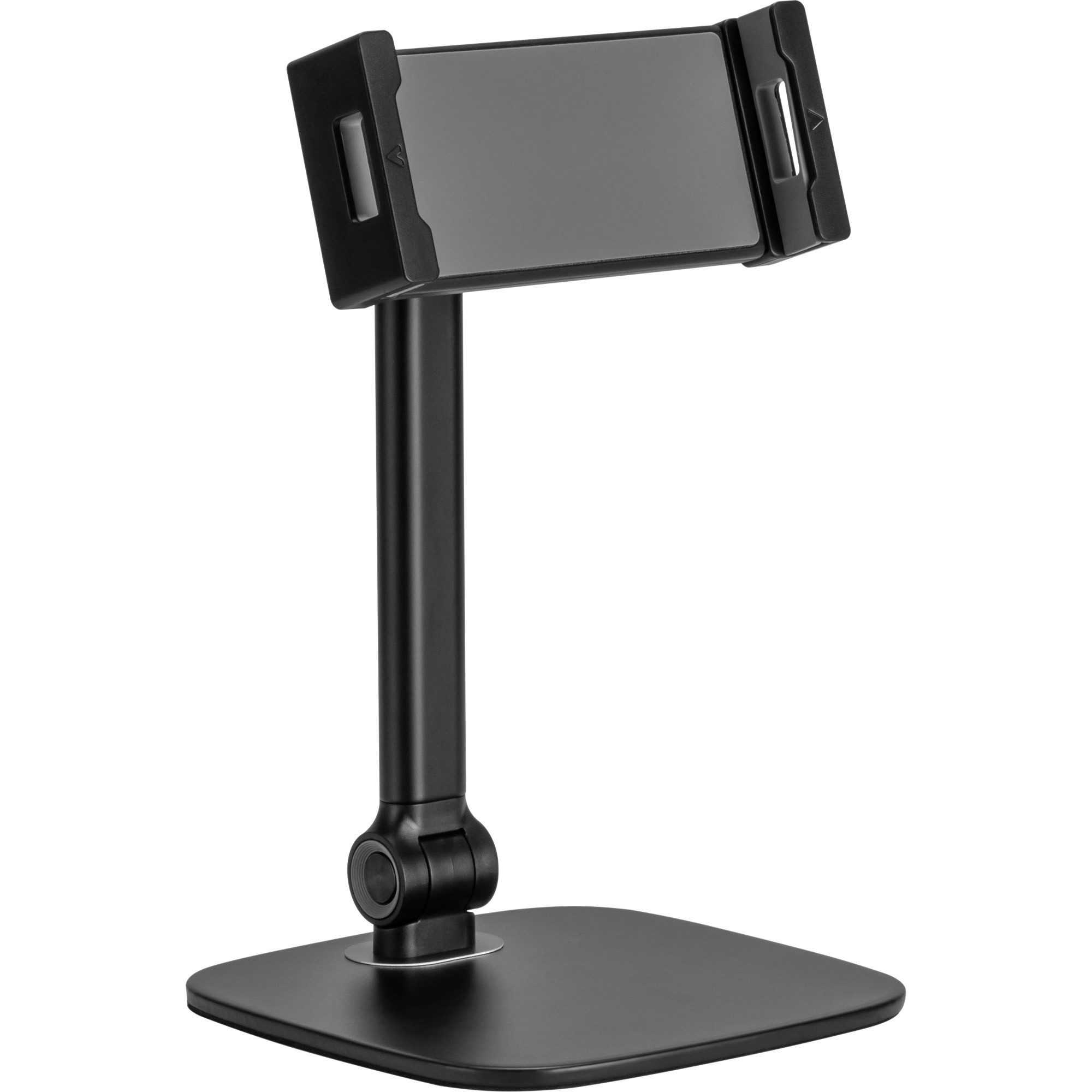 Inline Smartphone-Halterung Tischhalterung mit Standfuß, bis 12,9", schwarz