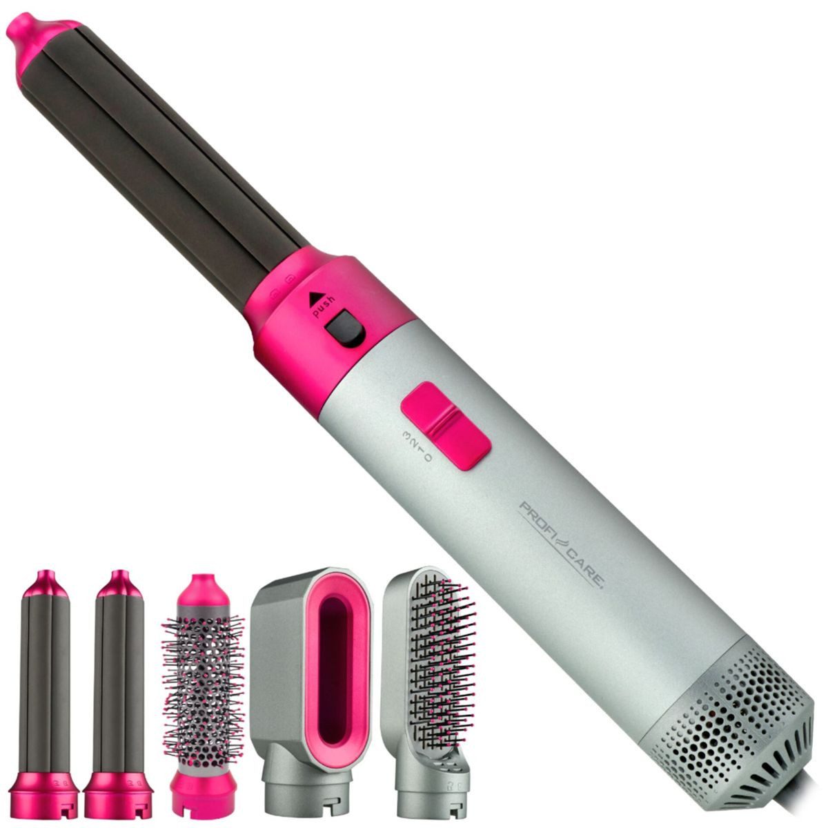 PROFI CARE 4in1 Multihairstyler PC-HAS 3132, grau / pink