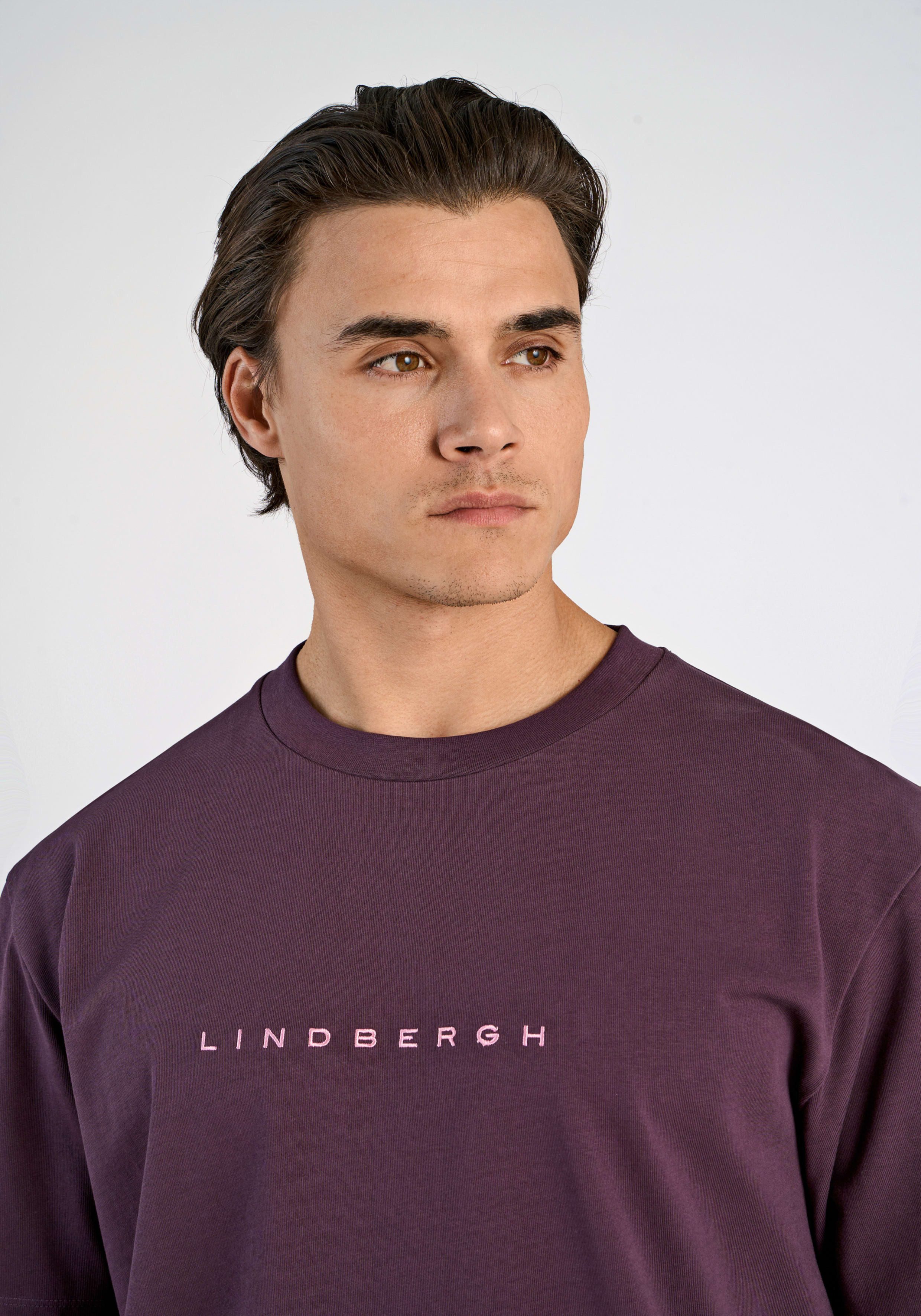 LINDBERGH T-Shirt mit Stickerei auf der Brust