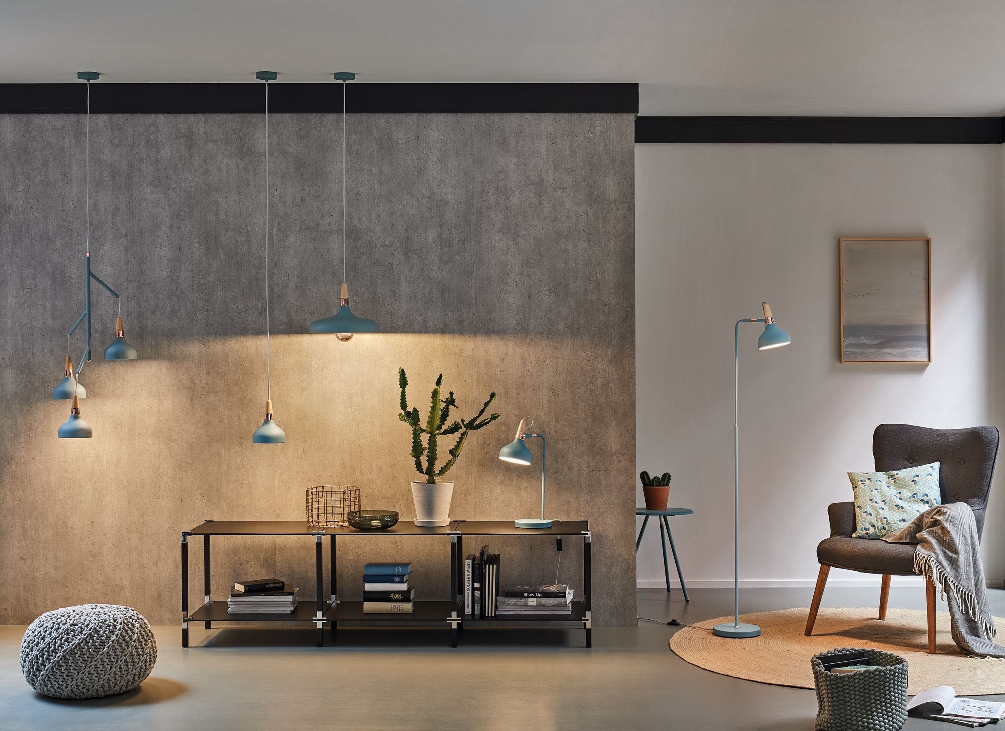 Paulmann Stehlampe Juna, ohne Leuchtmittel, E14, 1-flammig, dimmbar