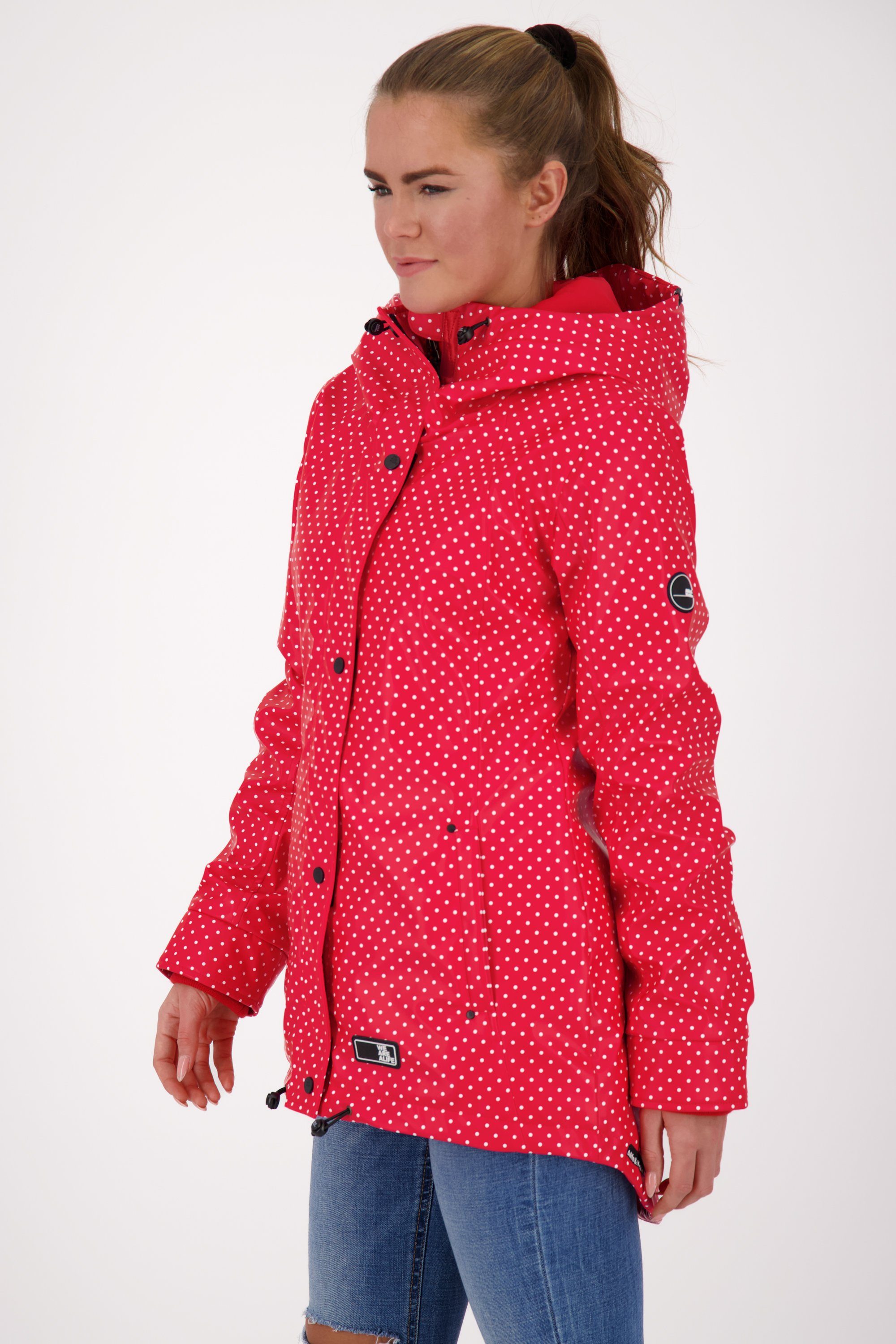 gefütterte & Winterjacke Kickin Damen Jacke fuchsia Rainjacket Alife B ElmaAK Winterjacke,