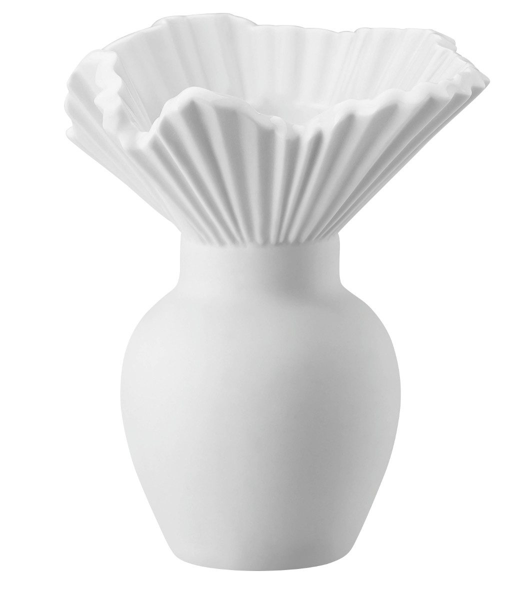 Rosenthal Dekovase Falda Weiss matt Vase günstig online kaufen